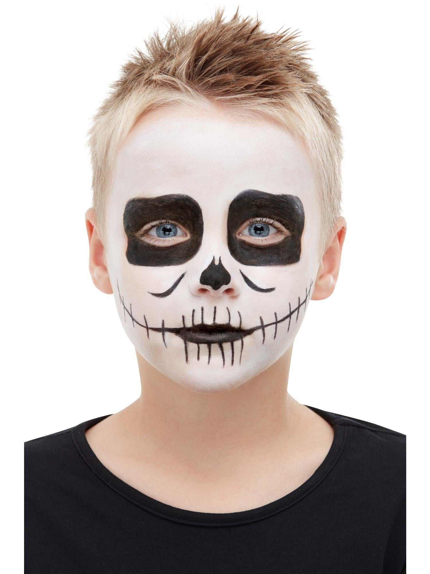 smiffys-makeup-fx-kids-skeleton-kit-schminke-aqua-schwarz-wei image 5