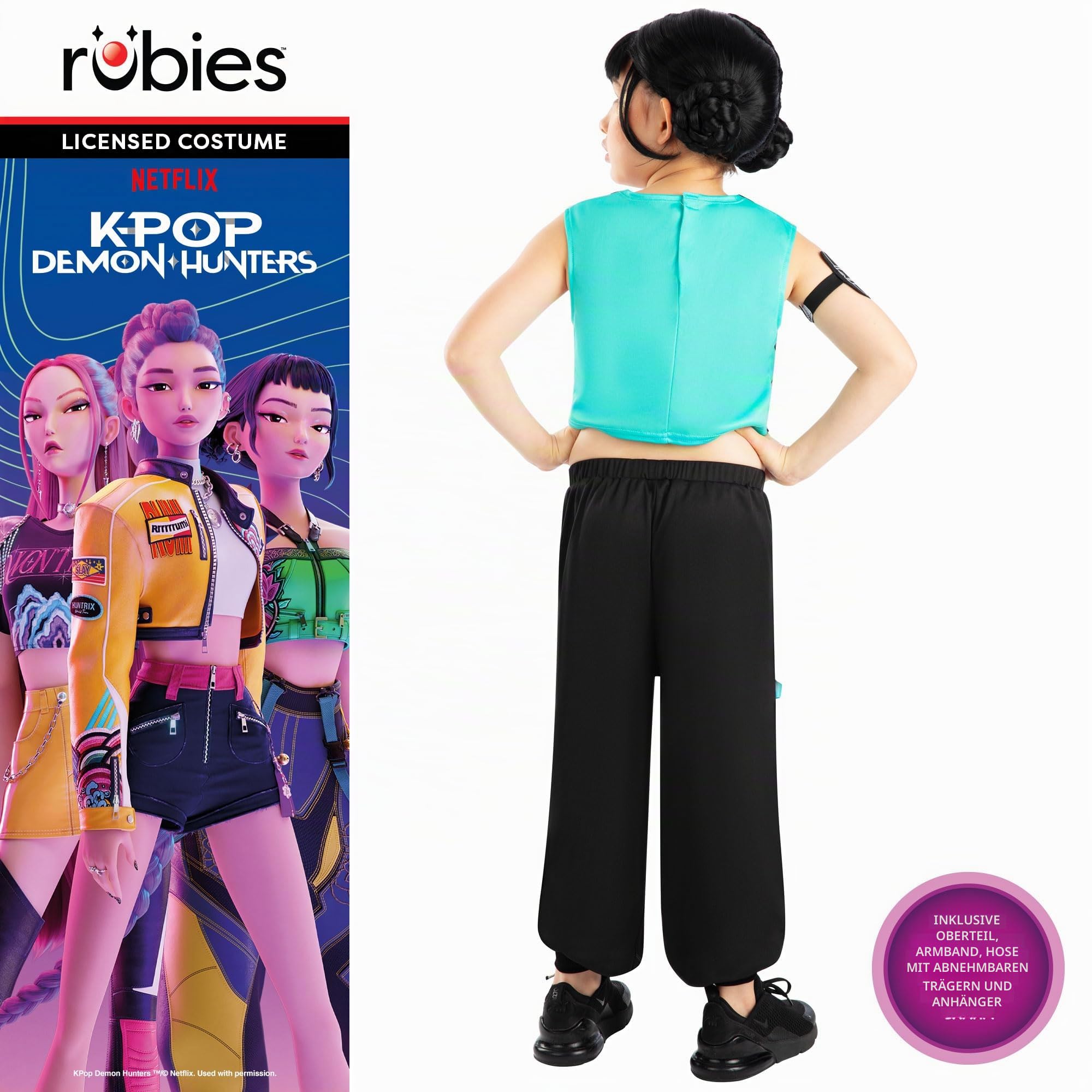 rubie-s-deluxe-zoey-kost-m-kinder-5-13-jahre-kpop-hunters image 2