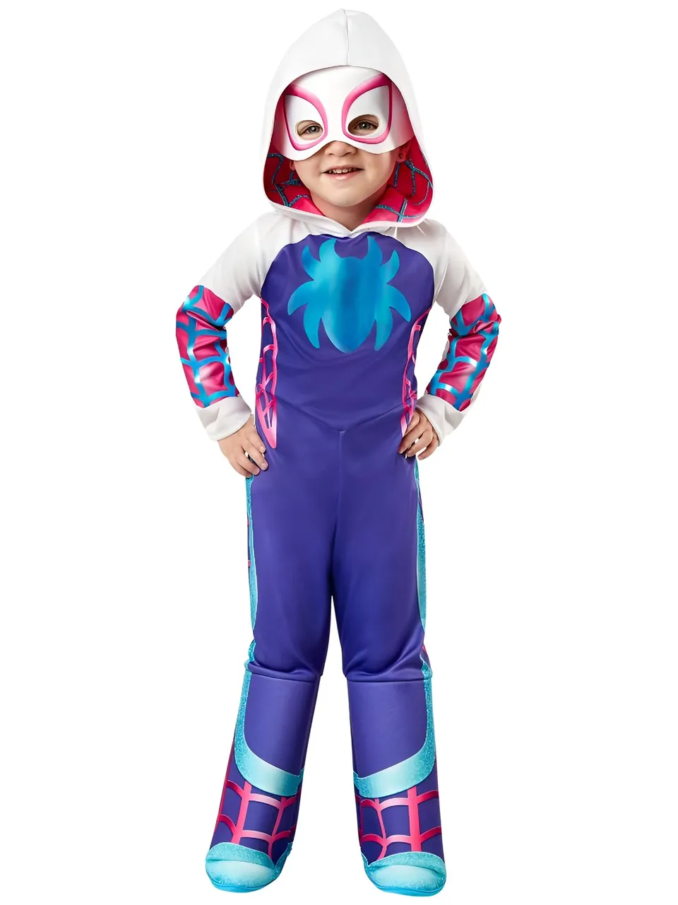 rubie-s-deluxe-ghost-spider-kleinkindkost-m-3-4-jahre image 1
