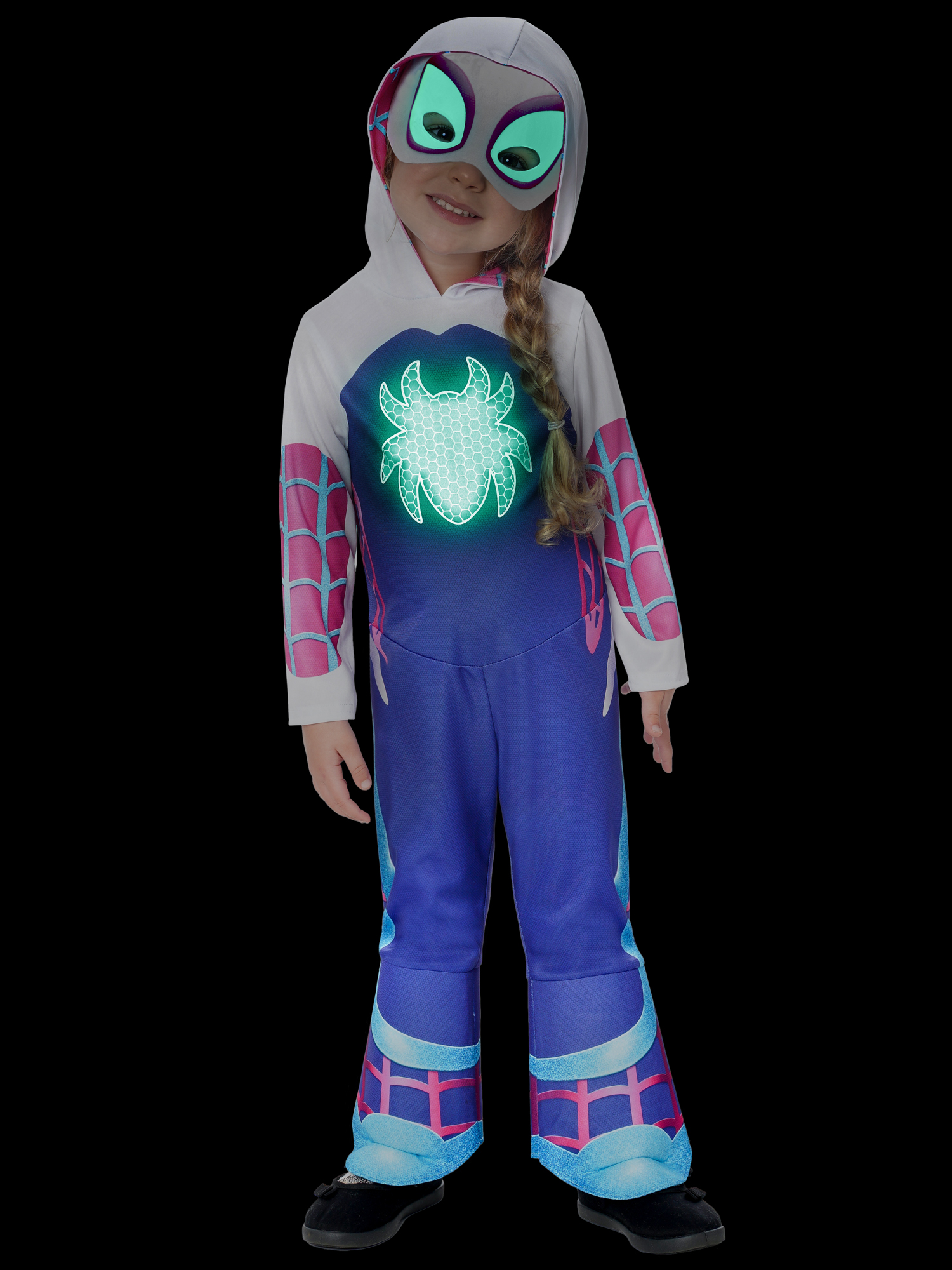 rubies-ghost-spider-kost-m-glow-in-the-dark-mit-maske image 2
