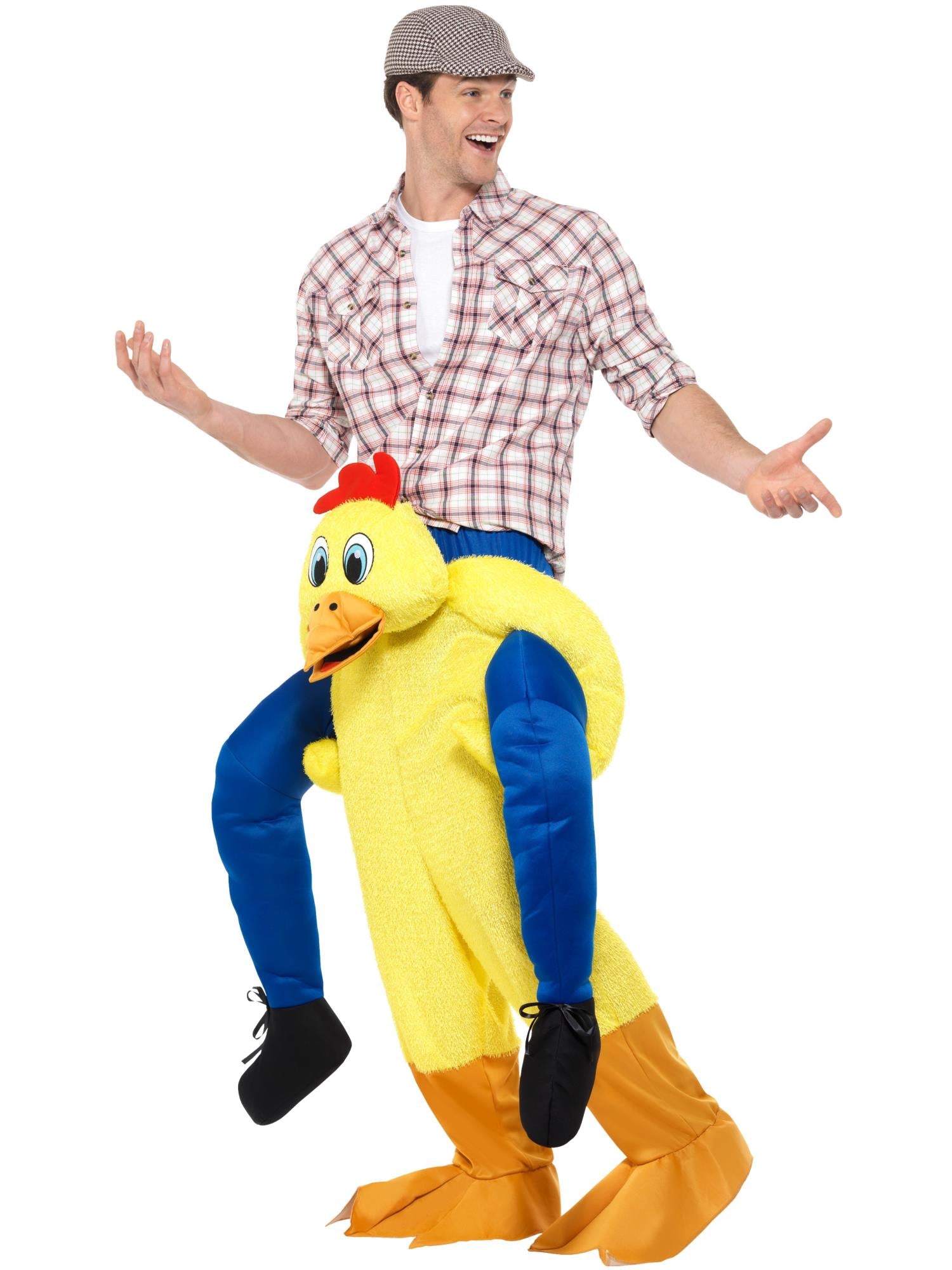 smiffys-fever-piggyback-chicken-herren-kost-m-gelb-einheitsgr-e image 2