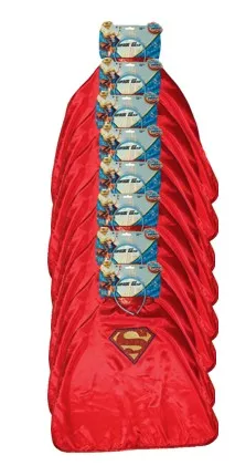 rubies-supergirl-cape-haarreif-kost-mset-umhang-rot image 1