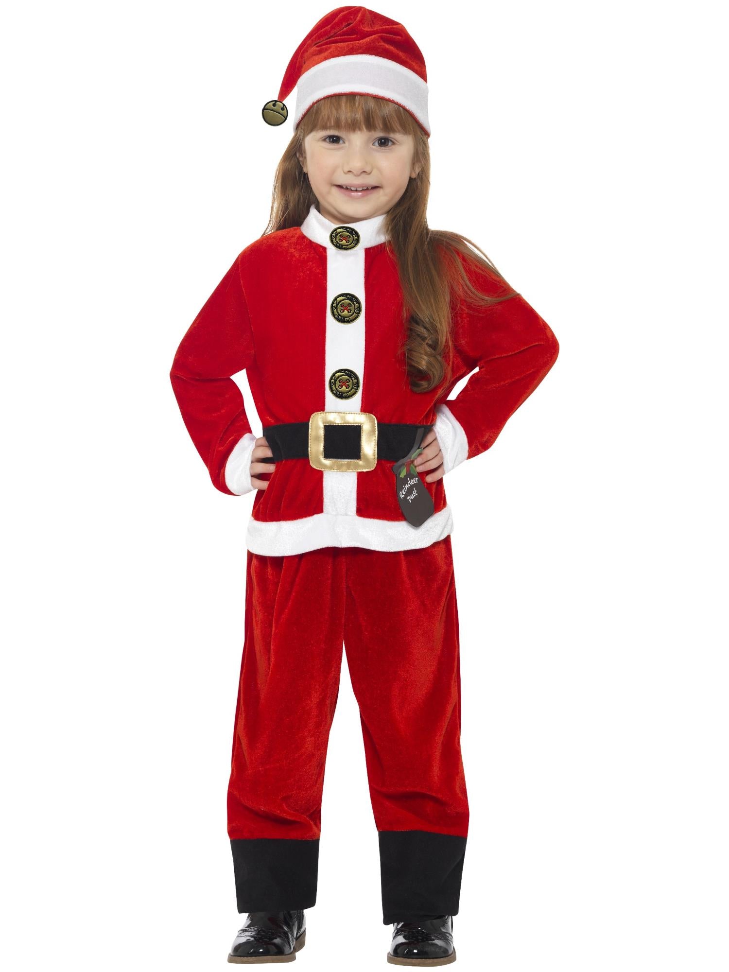 smiffys-fever-santa-kleinkind-kost-m-3-4-jahre-rot-wei image 6