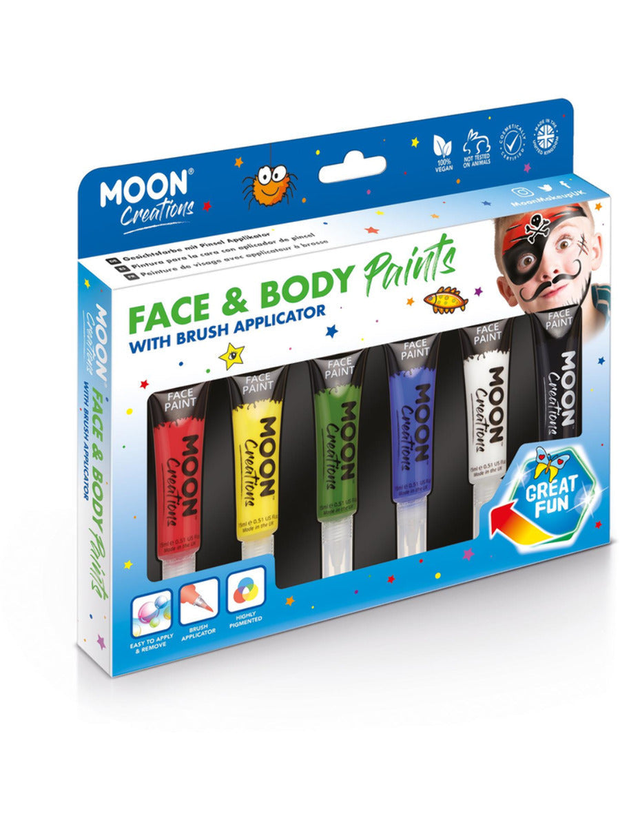 smiffys-makeup-fx-moon-creations-face-paint-6er-box image 1