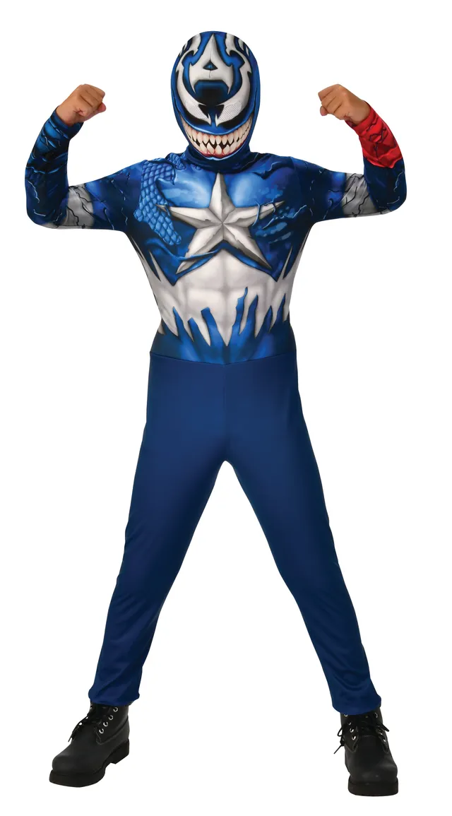 rubies-captain-america-venom-kinderkost-m-overall-maske image 1