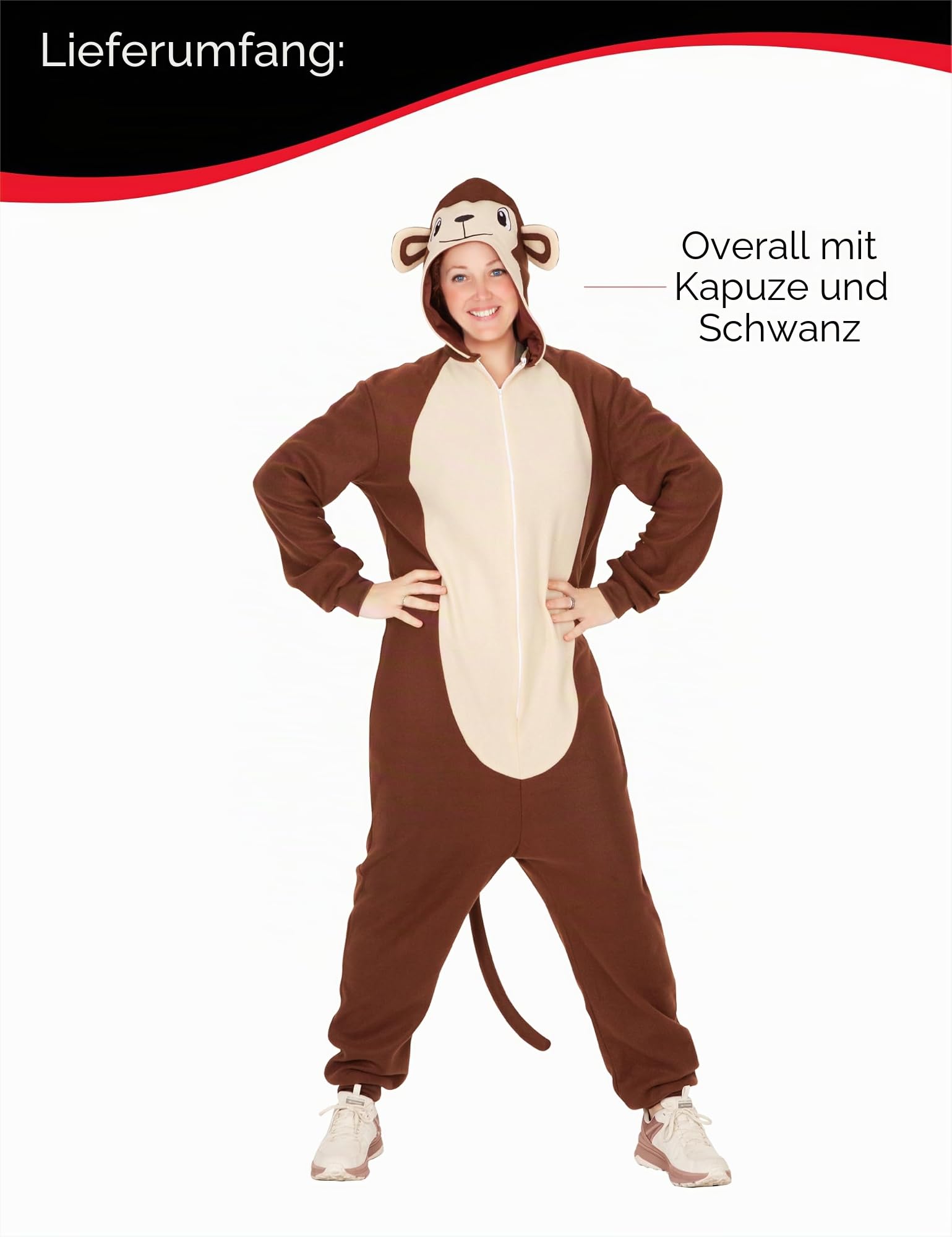 rubie-s-deluxe-tier-overall-jumpsuit-mit-kapuze-und-schwanz image 4