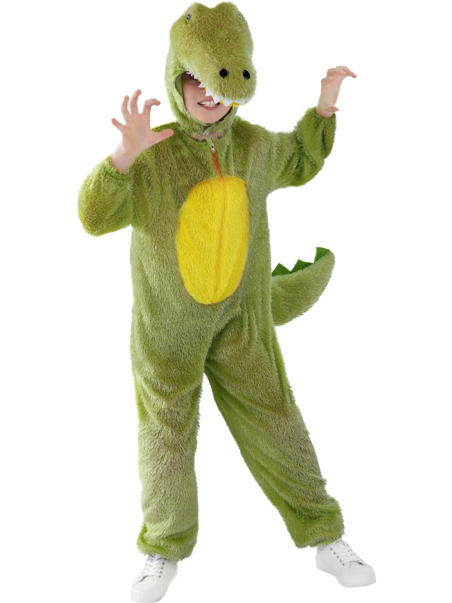 smiffys-fever-krokodil-kost-m-kinder-gr-n-overall image 4