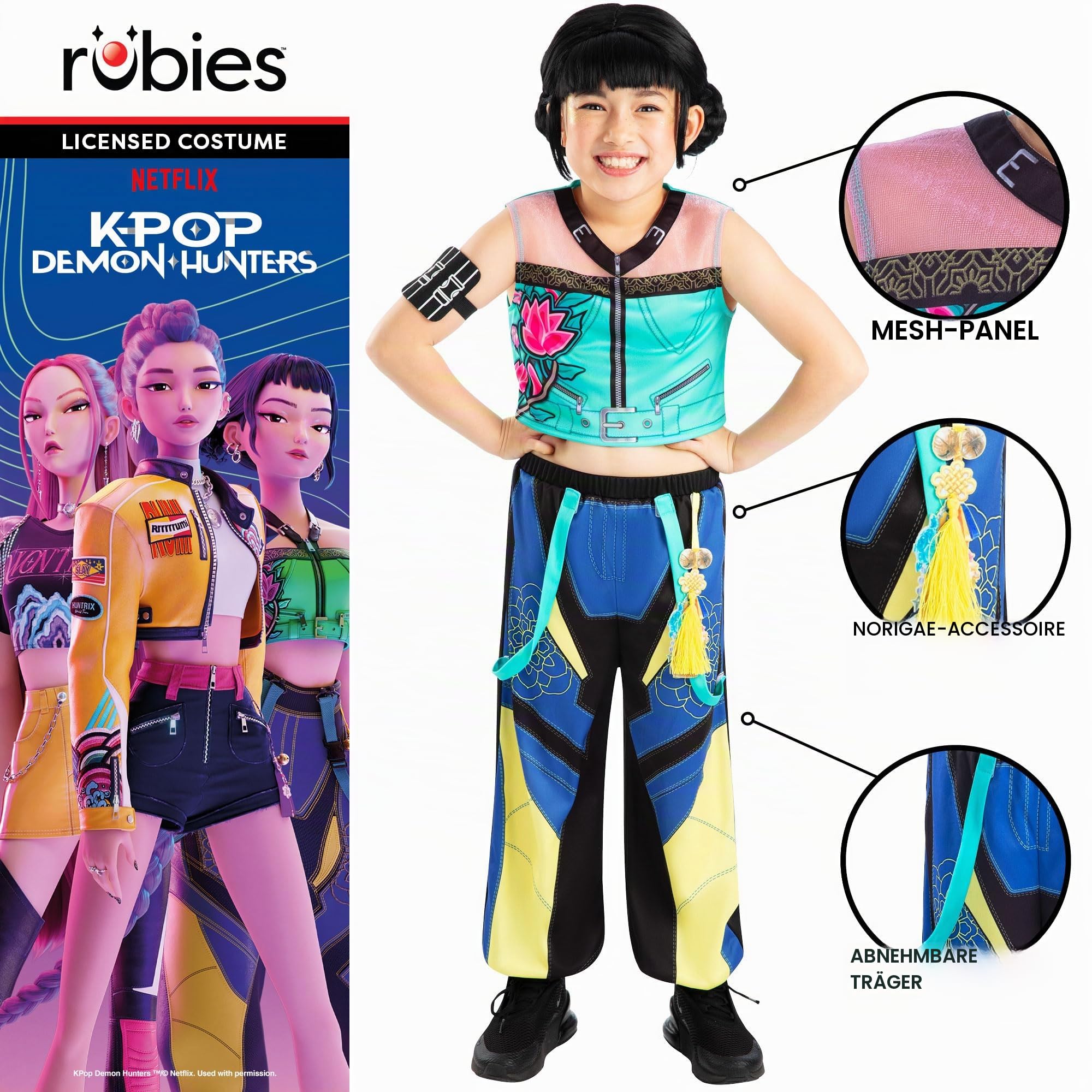 rubie-s-deluxe-zoey-kost-m-kinder-5-13-jahre-kpop-hunters image 3