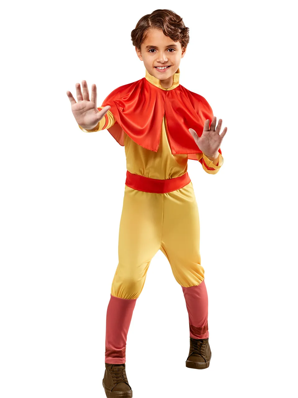 rubies-avatar-aang-klassik-kinderkost-m-mit-cape-und-g-rtel image 1