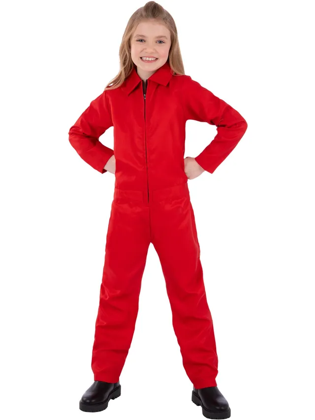 smiffys-fever-boiler-suit-kinder-overall-rot-4-14-jahre image 1