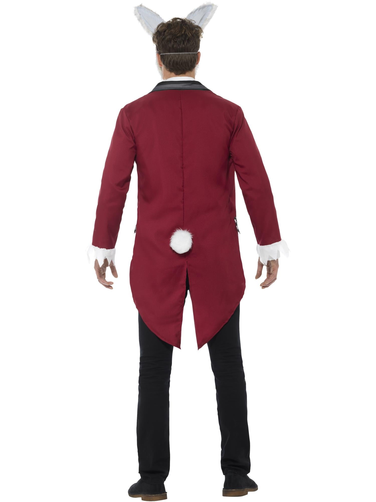 smiffys-fever-white-rabbit-kost-m-herren-m-rot image 2