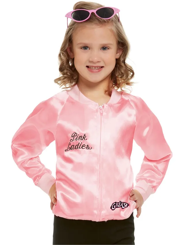 smiffys-fever-grease-pink-ladies-jacke-kinder-s-rosa-satin image 1