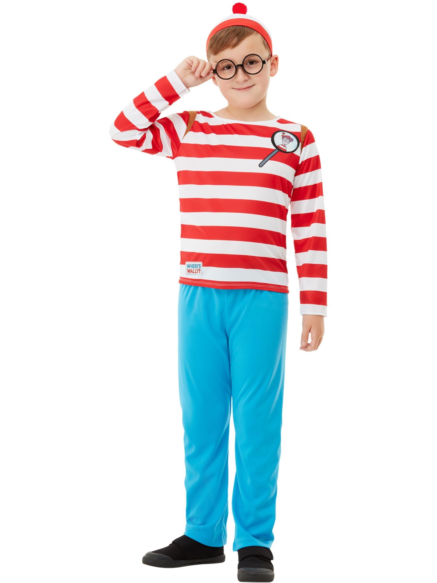 smiffys-wally-deluxe-kinderkost-m-rot-wei-teen image 4