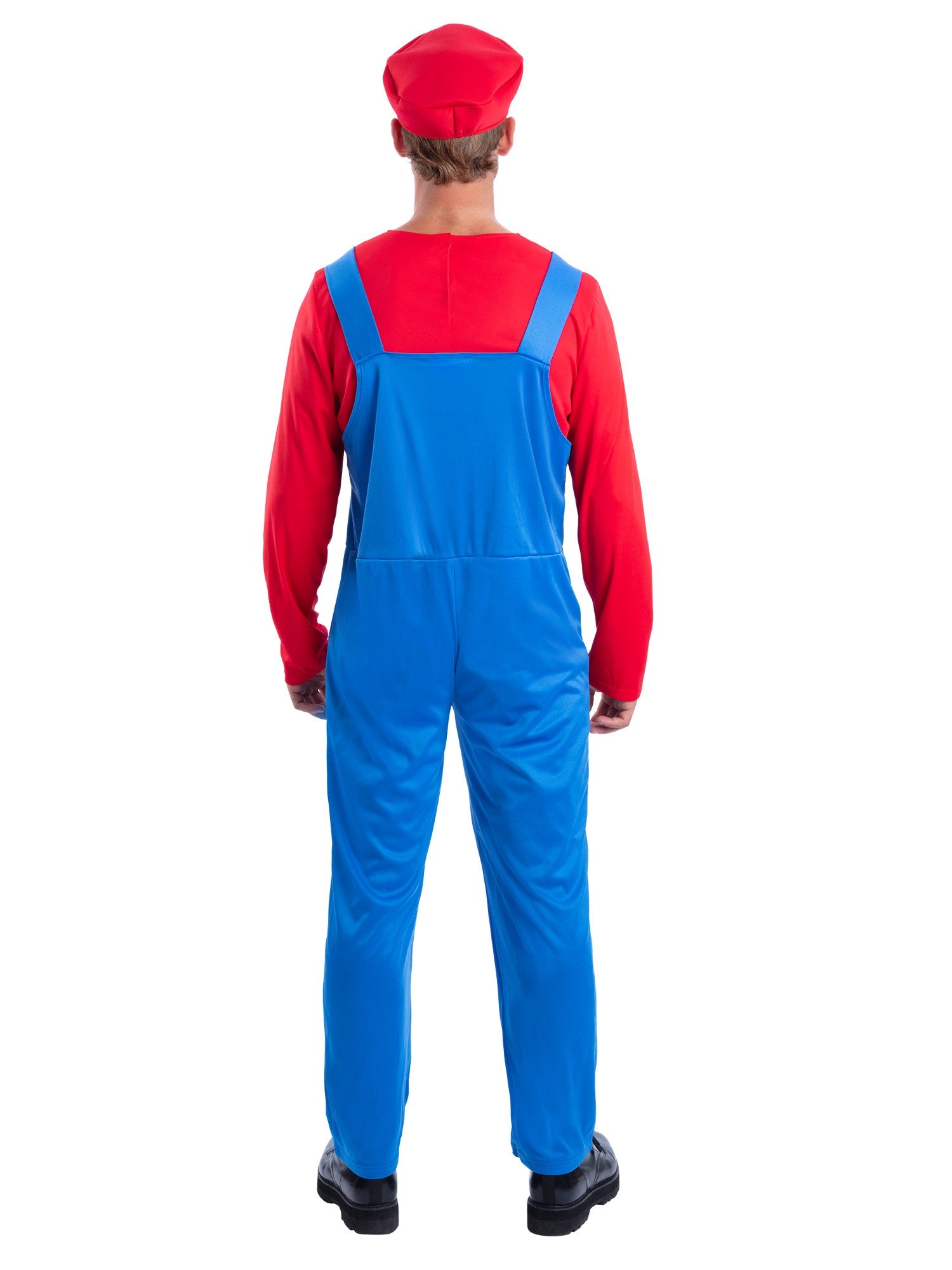 smiffys-fever-red-plumber-kost-m-rotblau-m-unisex image 2