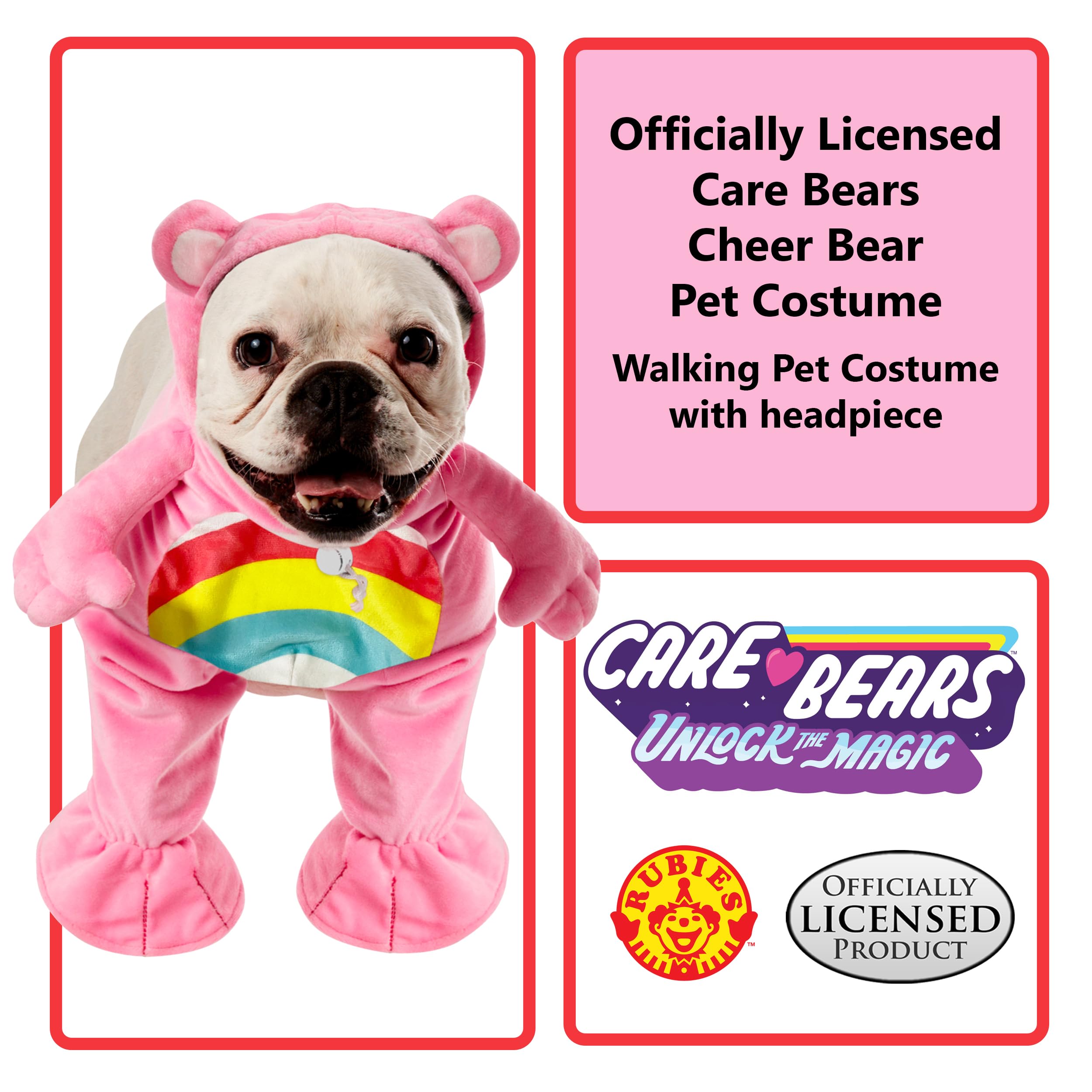 rubie-s-deluxe-cheer-bear-haustierkost-m-gr-l-care-bears image 2