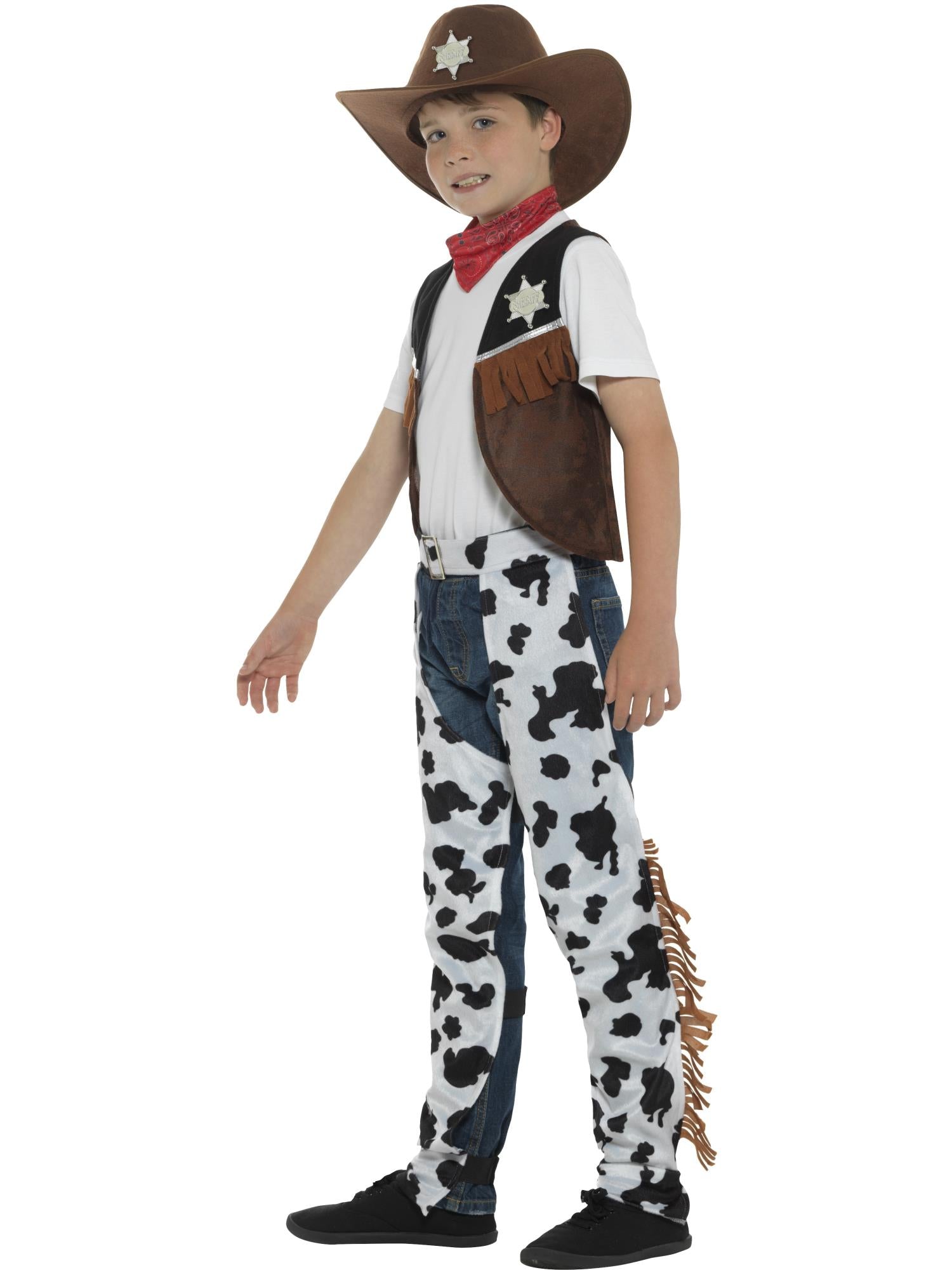 smiffys-fever-texan-cowboy-kost-m-kinder-braun-s-4-6 image 3