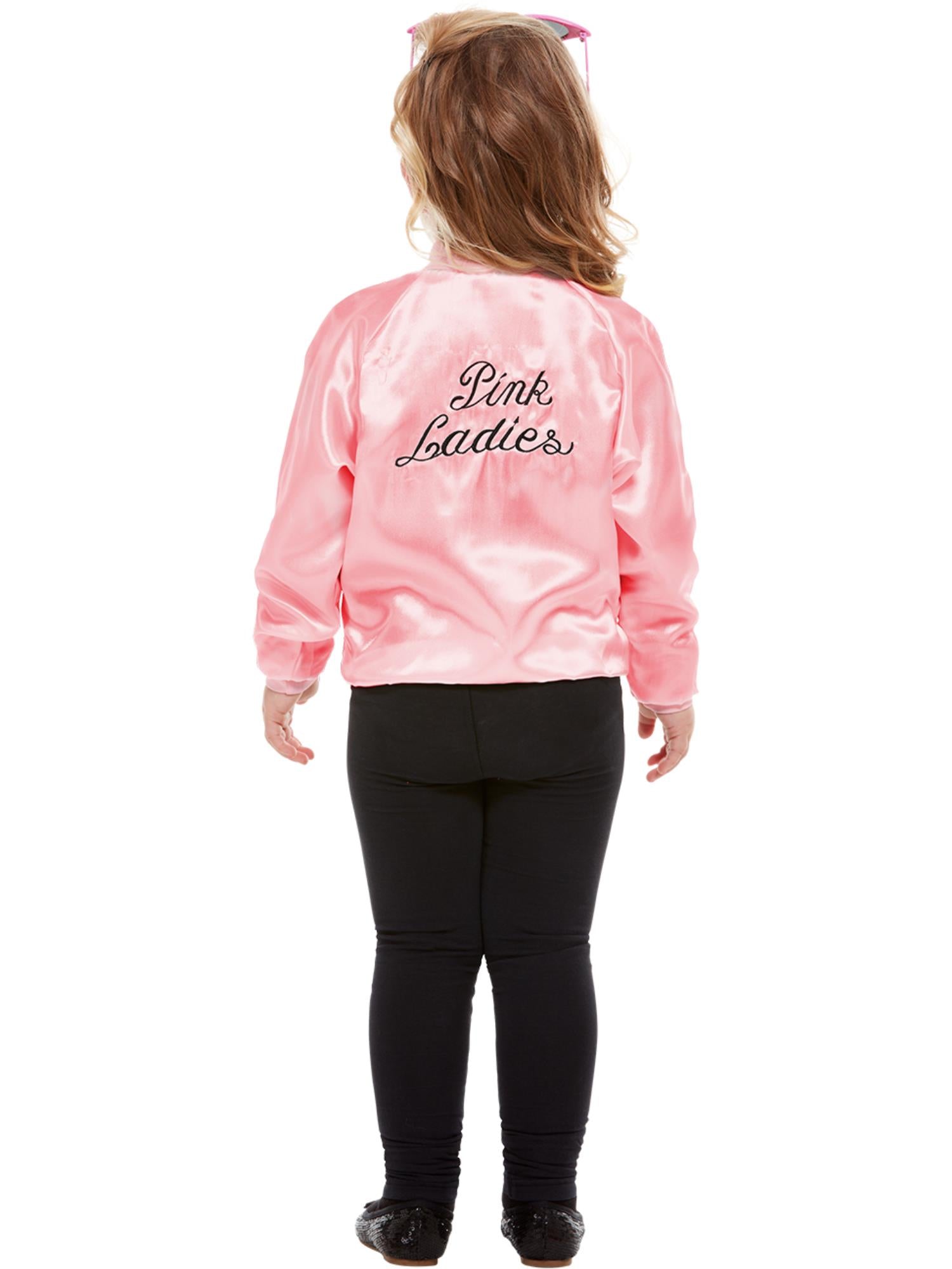 smiffys-fever-grease-pink-ladies-jacke-kinder-s-rosa-satin image 2
