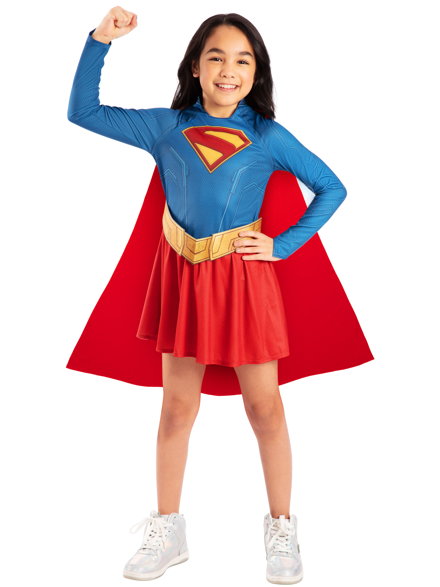 rubies-supergirl-movie-kost-m-klassisch-kleid-mit-cape image 4