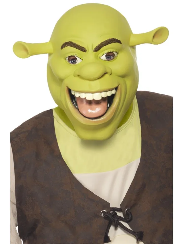 smiffys-makeup-fx-shrek-latexmaske-gr-n-einheitsgr-e image 1