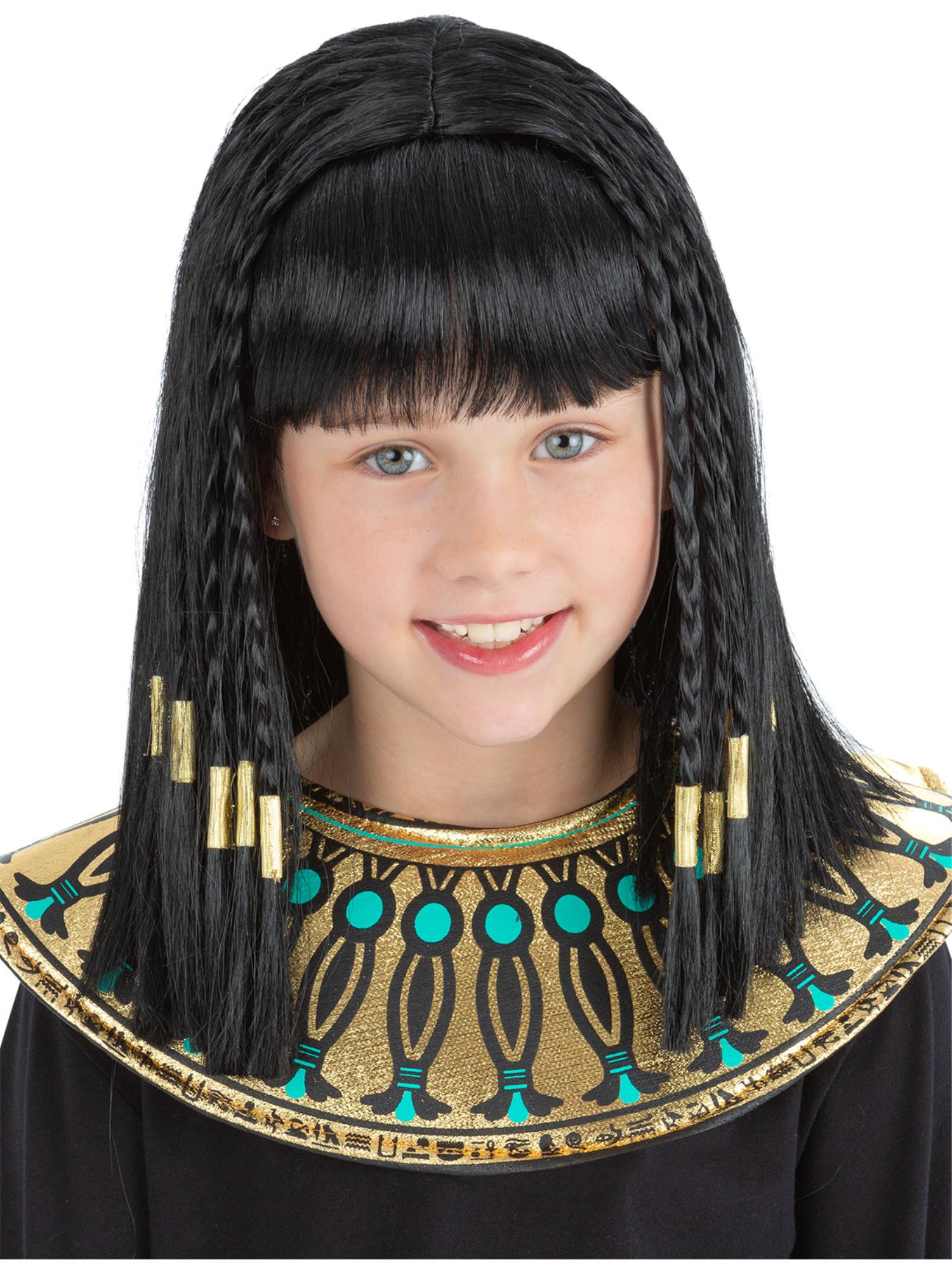 smiffys-fever-cleopatra-per-cke-kinder-schwarz-gold-bob image 1