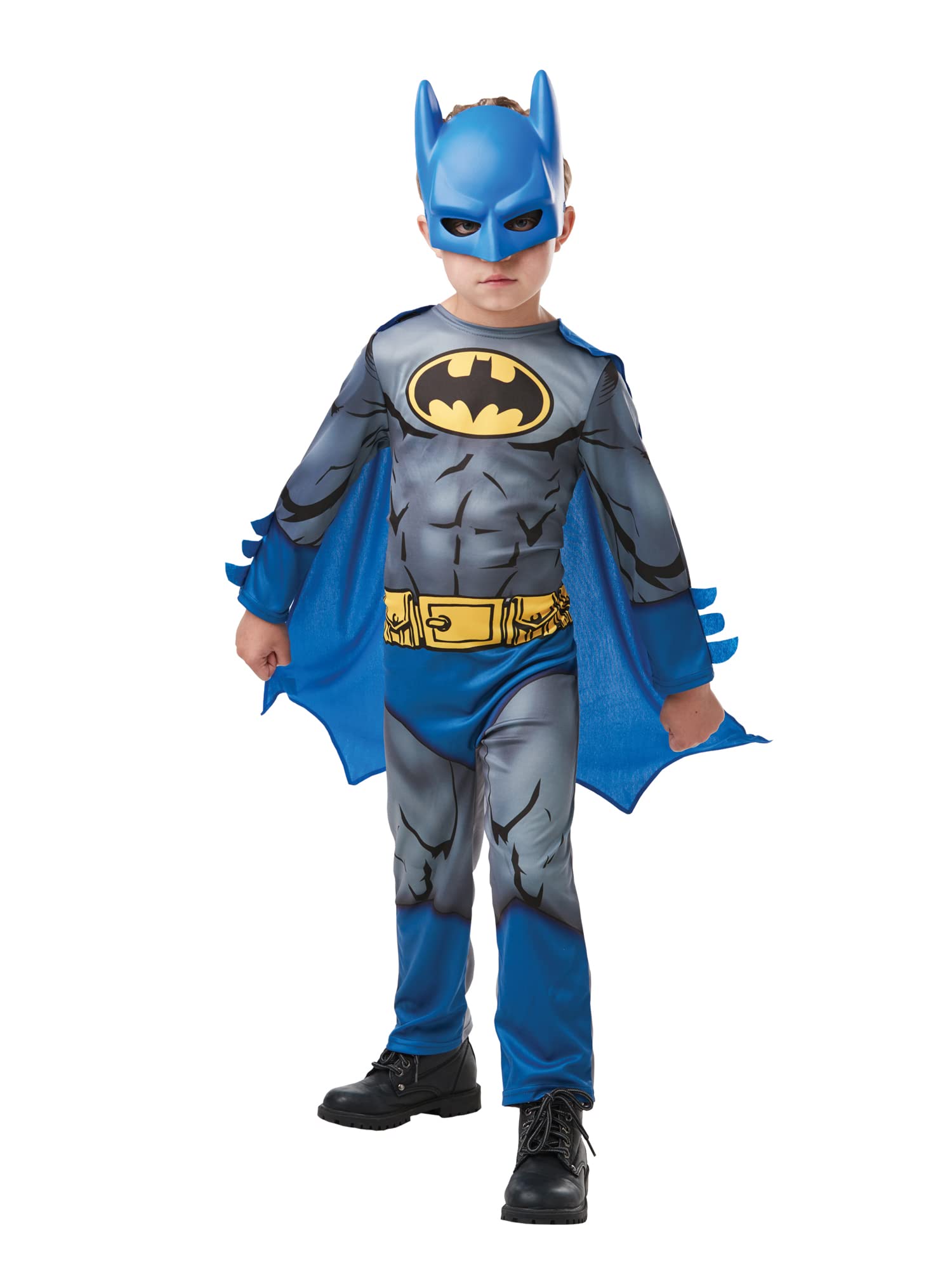 rubies-deluxe-batman-comic-kinderkost-m-7-8-jahre-mit-umhang image 2