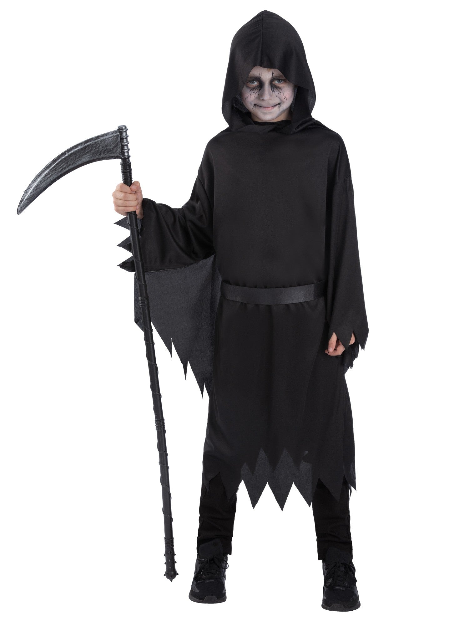 smiffys-fever-screamer-ghost-robe-geisterkost-m-schwarz-mit-g-rtel image 4