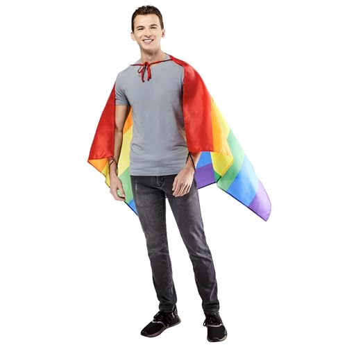 rubie-s-deluxe-pride-rainbow-cape-erwachsene-einheitsgr-e image 8