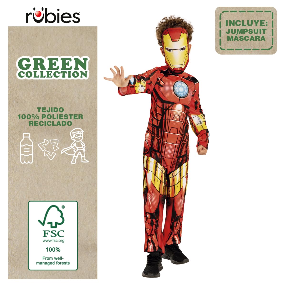 rubie-s-iron-man-kinderkost-m-3-4-jahre-gr-ne-kollektion image 2