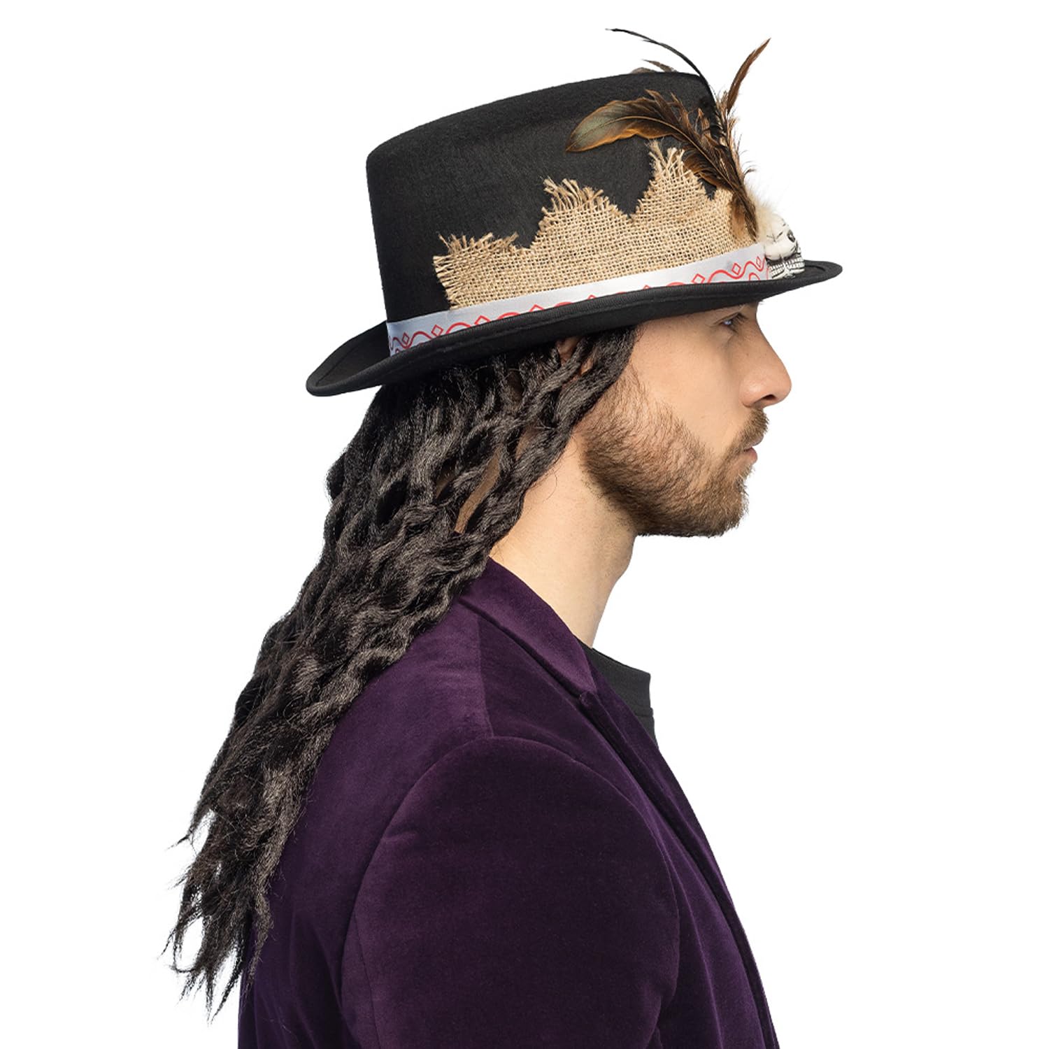 boland-dominique-voodoo-hut-mit-haar-59-cm-zylinder image 3