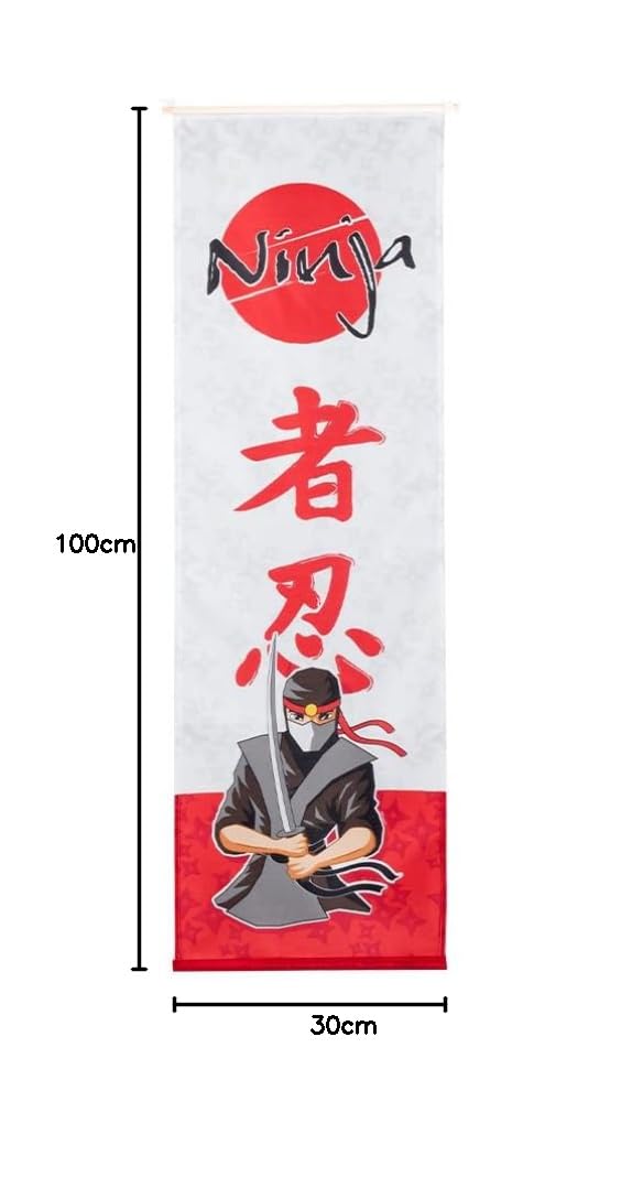 boland-ninja-banner-30x100-cm-polyester-mottoparty-deko image 3