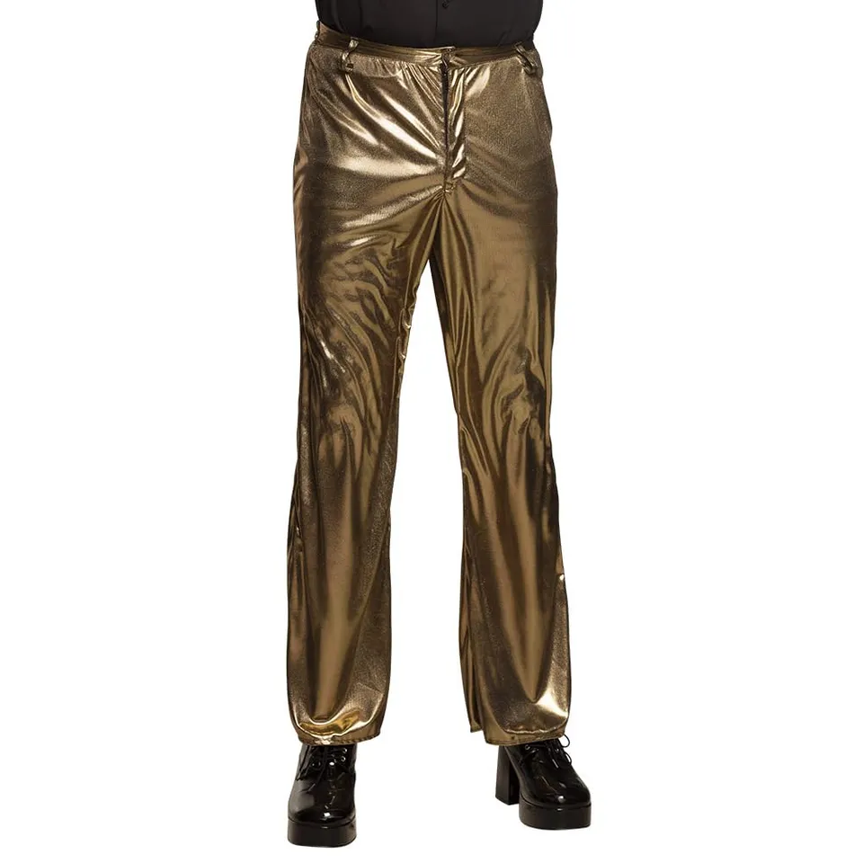 boland-disco-hose-herren-70er-gold-m-l-schlaghose image 1
