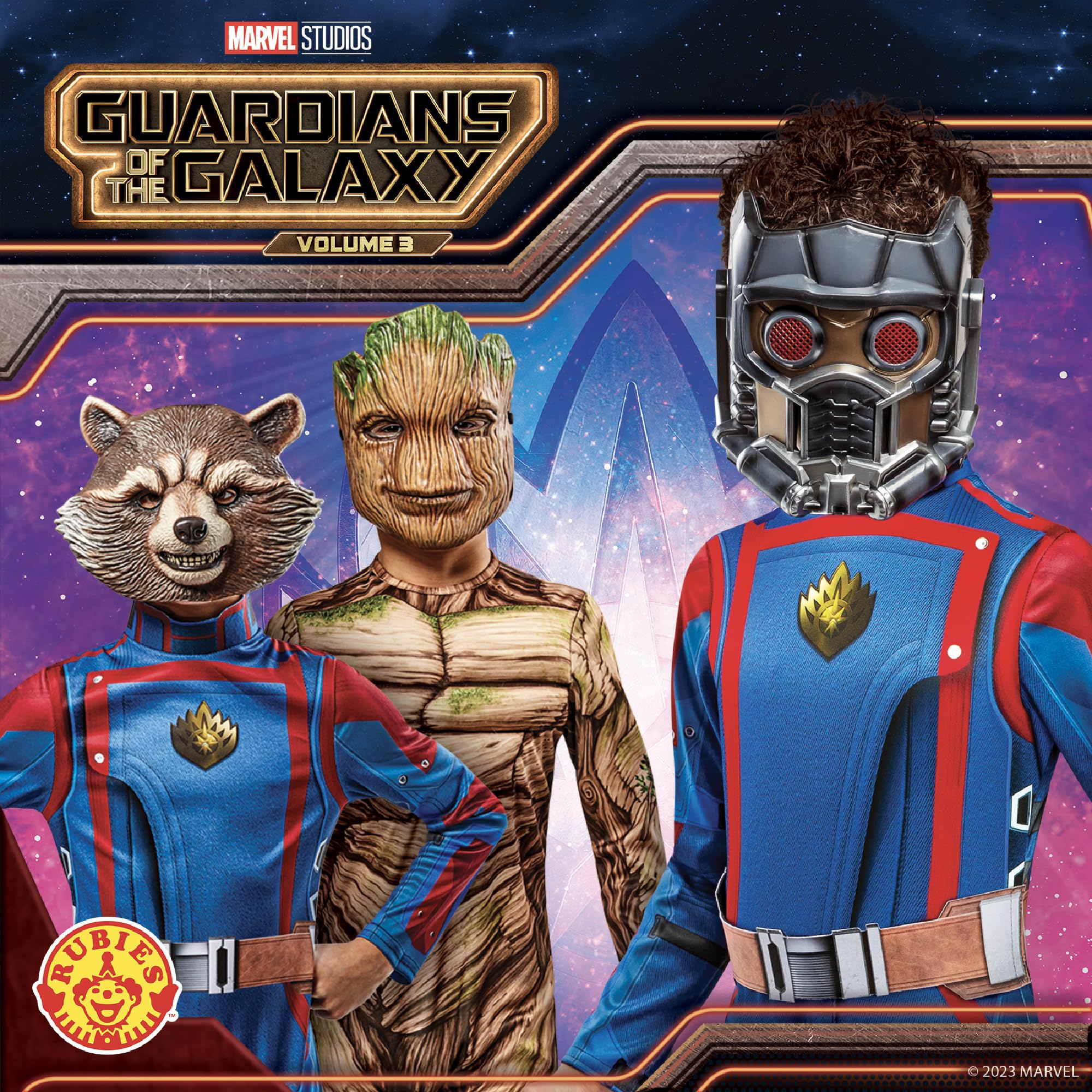 rubie-s-deluxe-groot-kindermaske-guardians-braun-gr-n image 4