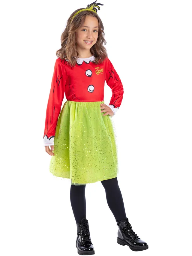 smiffys-fever-grinch-kost-m-m-dchen-rot-gr-n-m-7-9-j image 1