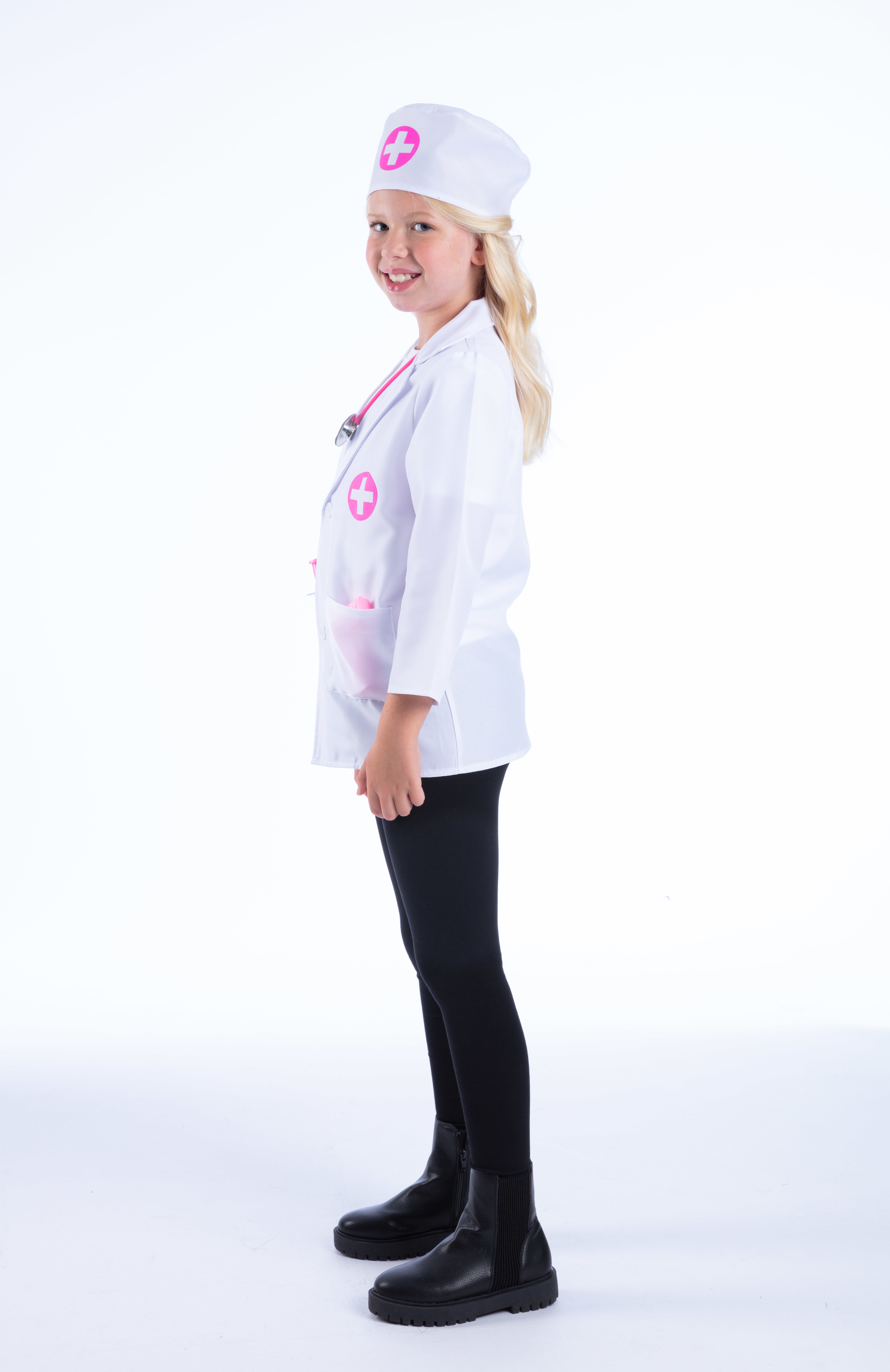 rubies-d-guisements-krankenschwester-kost-m-5-8-jahre-rosa-5-tlg image 3