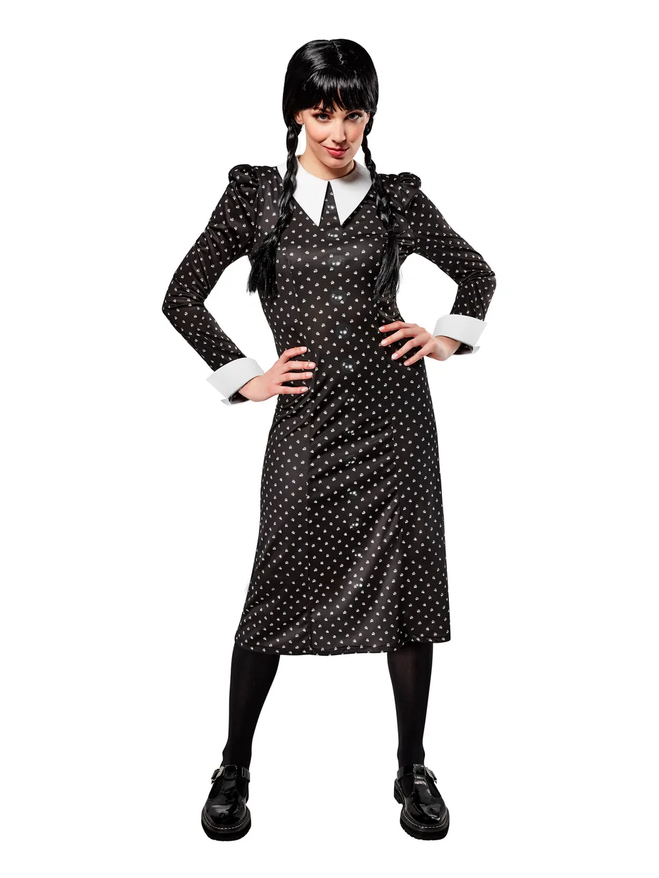 rubies-wednesday-erwachsene-kost-m-schwarzes-kleid image 1