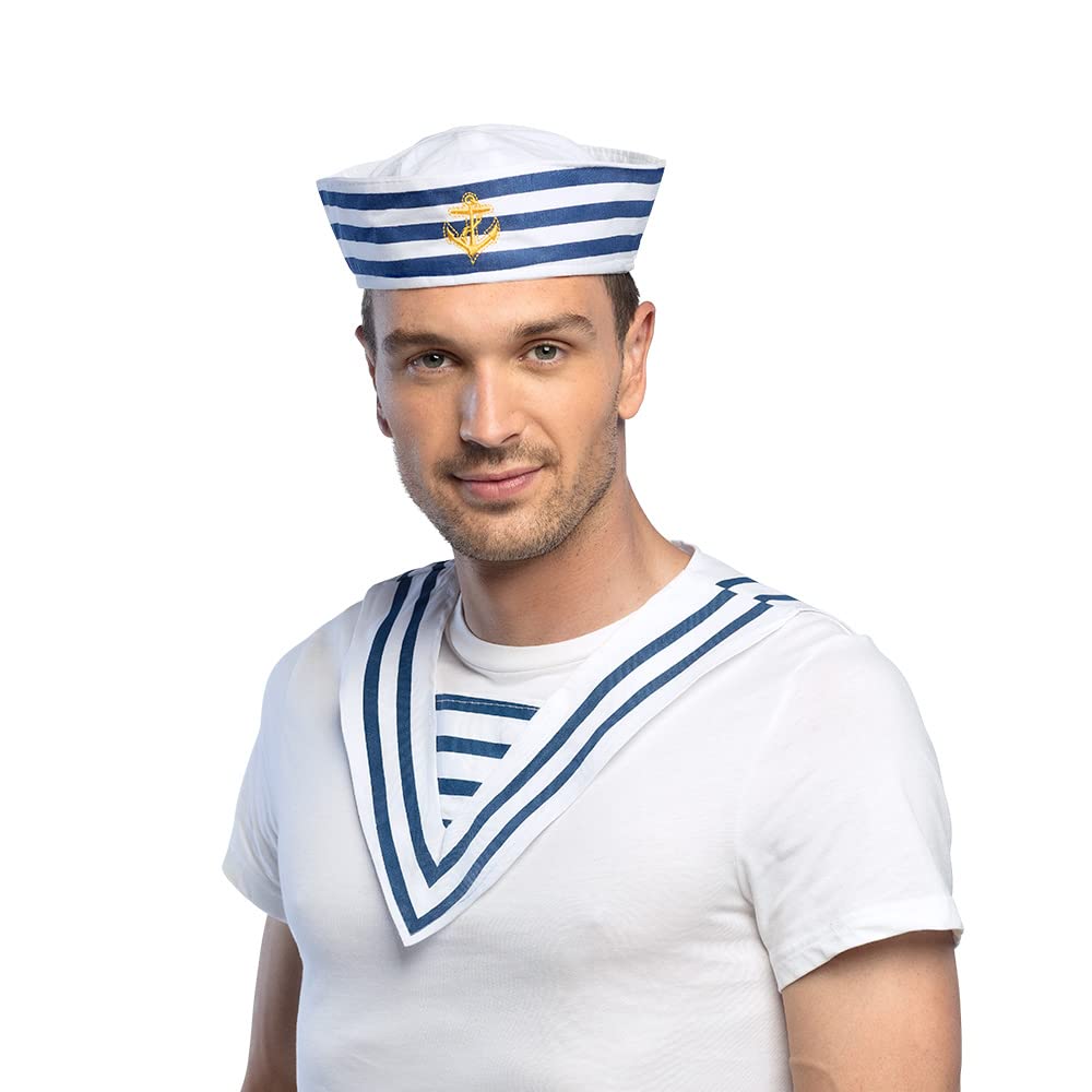 boland-matrosen-kragen-blau-wei-mit-anker-seemann-accessoire image 2