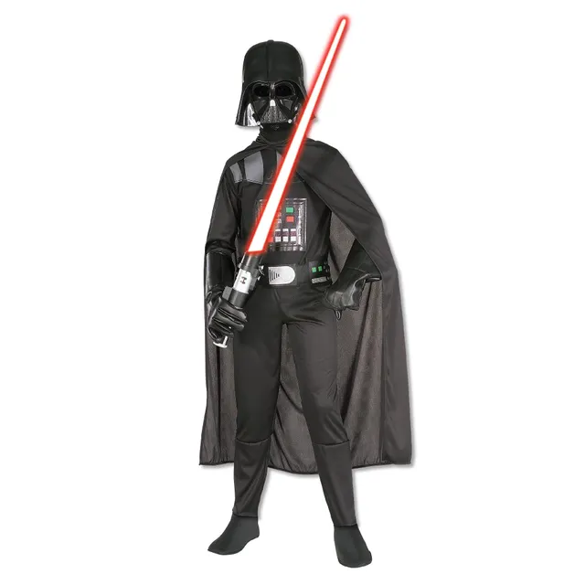 rubie-s-deluxe-darth-vader-kinderkost-m-5-6-jahre-schwarz image 1