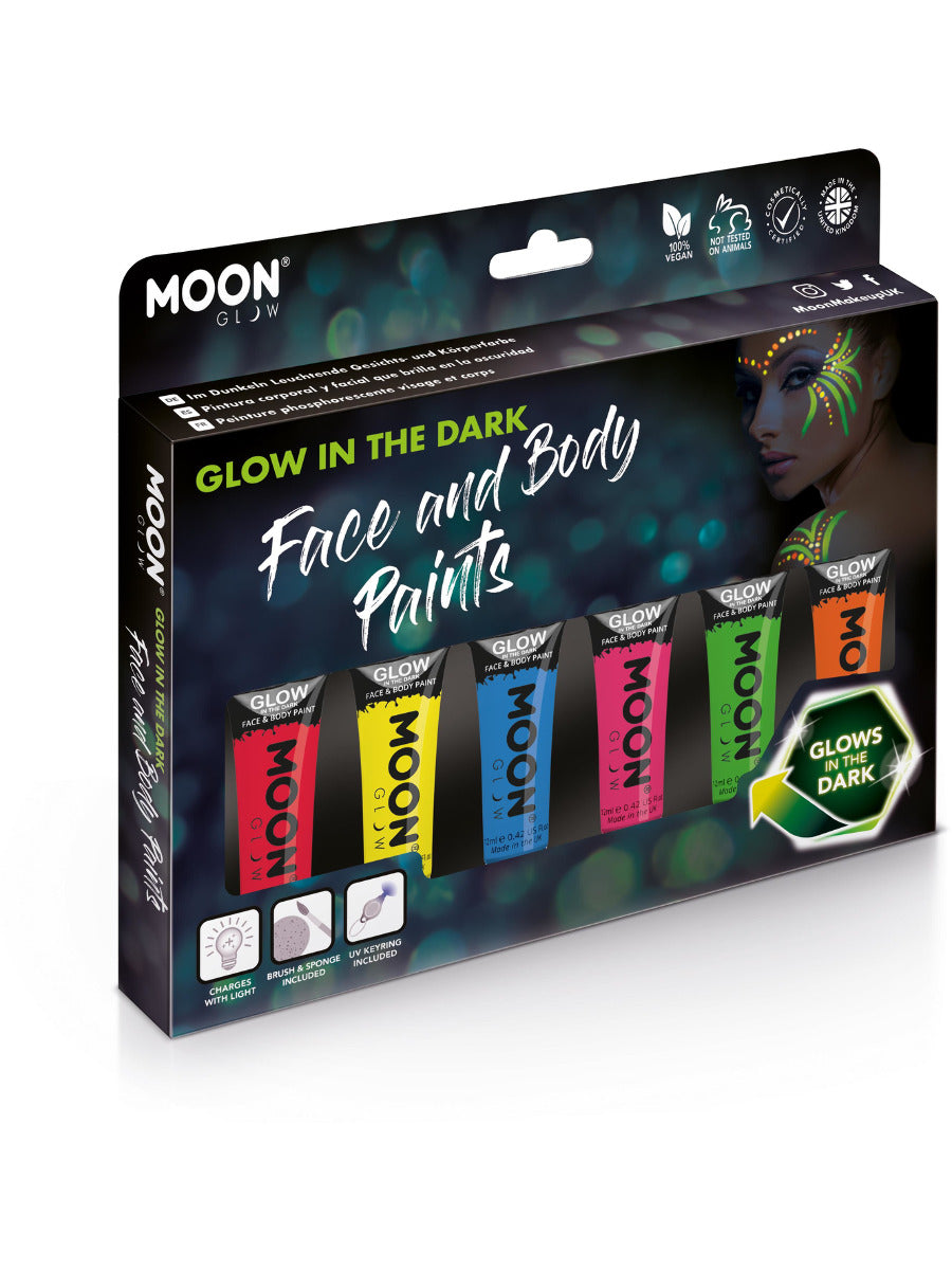 moon-glow-schminkset-nachtleuchtend-gesicht-k-rper-6-farben image 1