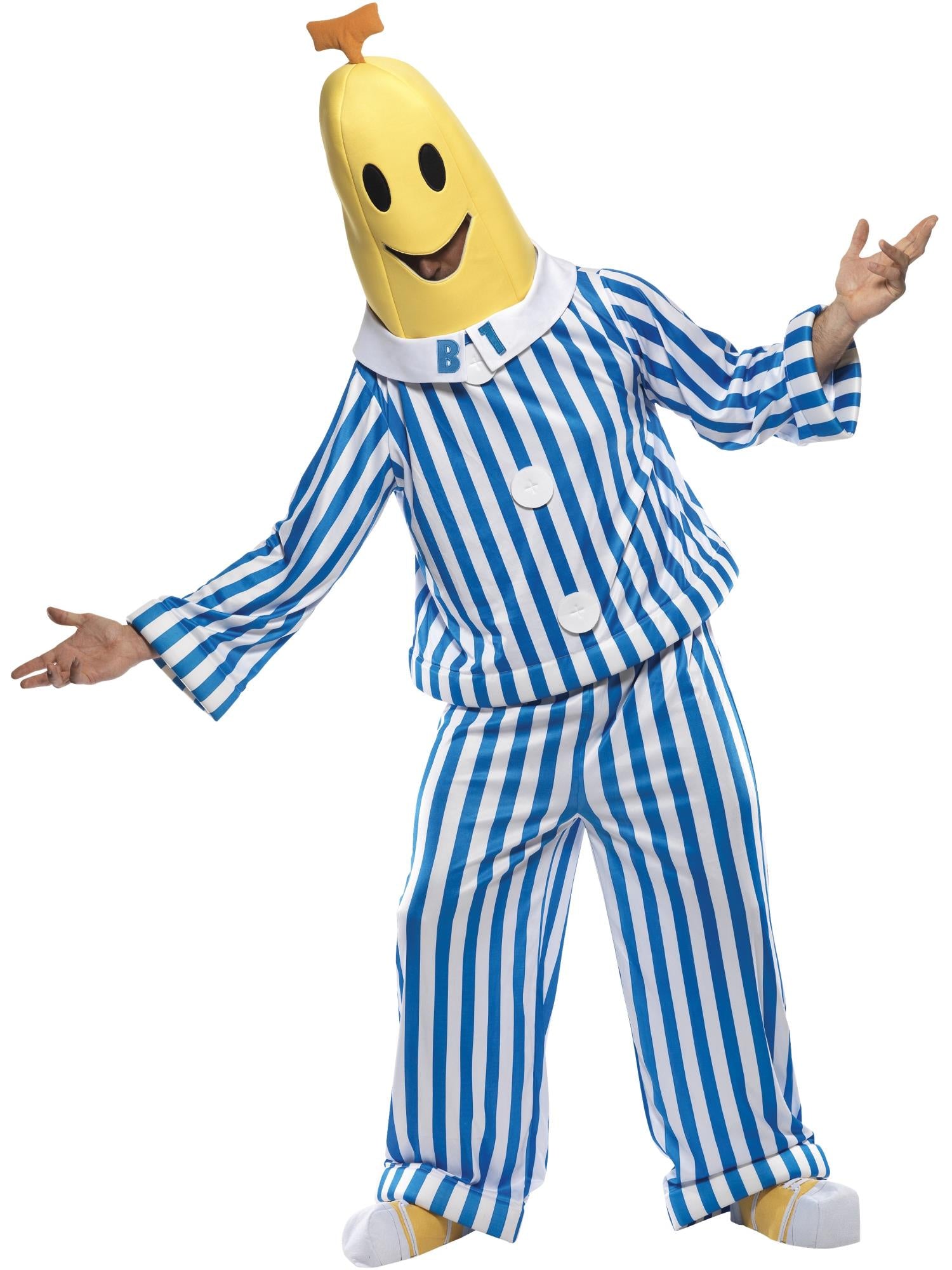 smiffys-fever-bananas-in-pyjamas-kost-m-blau-4-teilig-b1-b2 image 4