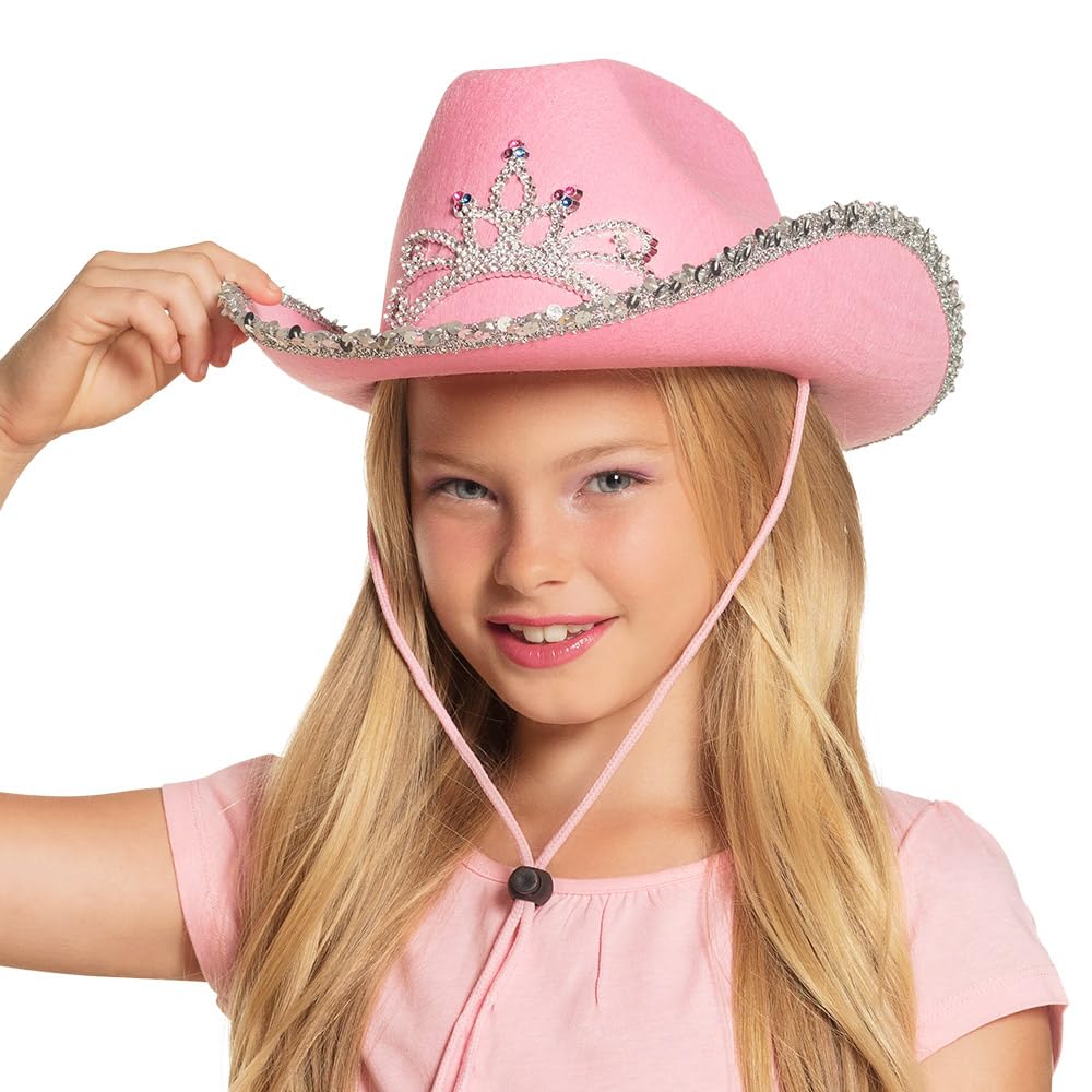 boland-04104-kinderhut-glimmer-rosa-cowgirl-hut-m-dchen image 3