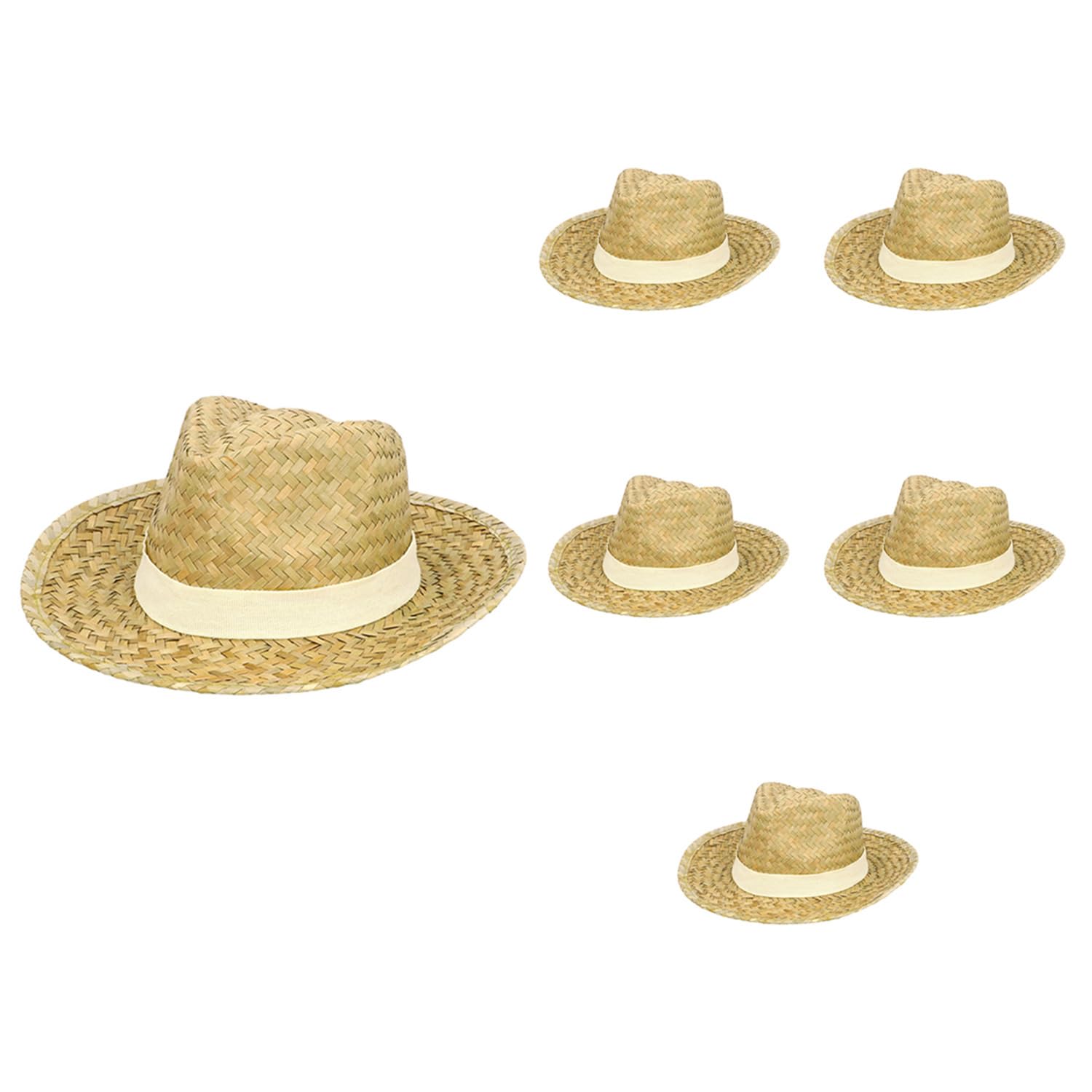 boland-summer-strohhut-wei-es-band-erwachsene-6-st-ck image 1