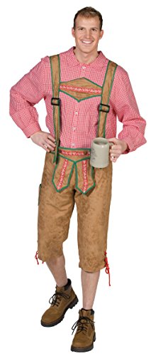 rubie-s-deluxe-karo-hemd-kost-m-rot-wei-gr-52-baumwolle image 5