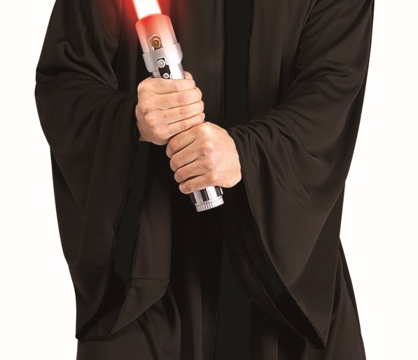 rubies-jedi-kost-m-schwarz-erwachsene-mit-kapuze image 2