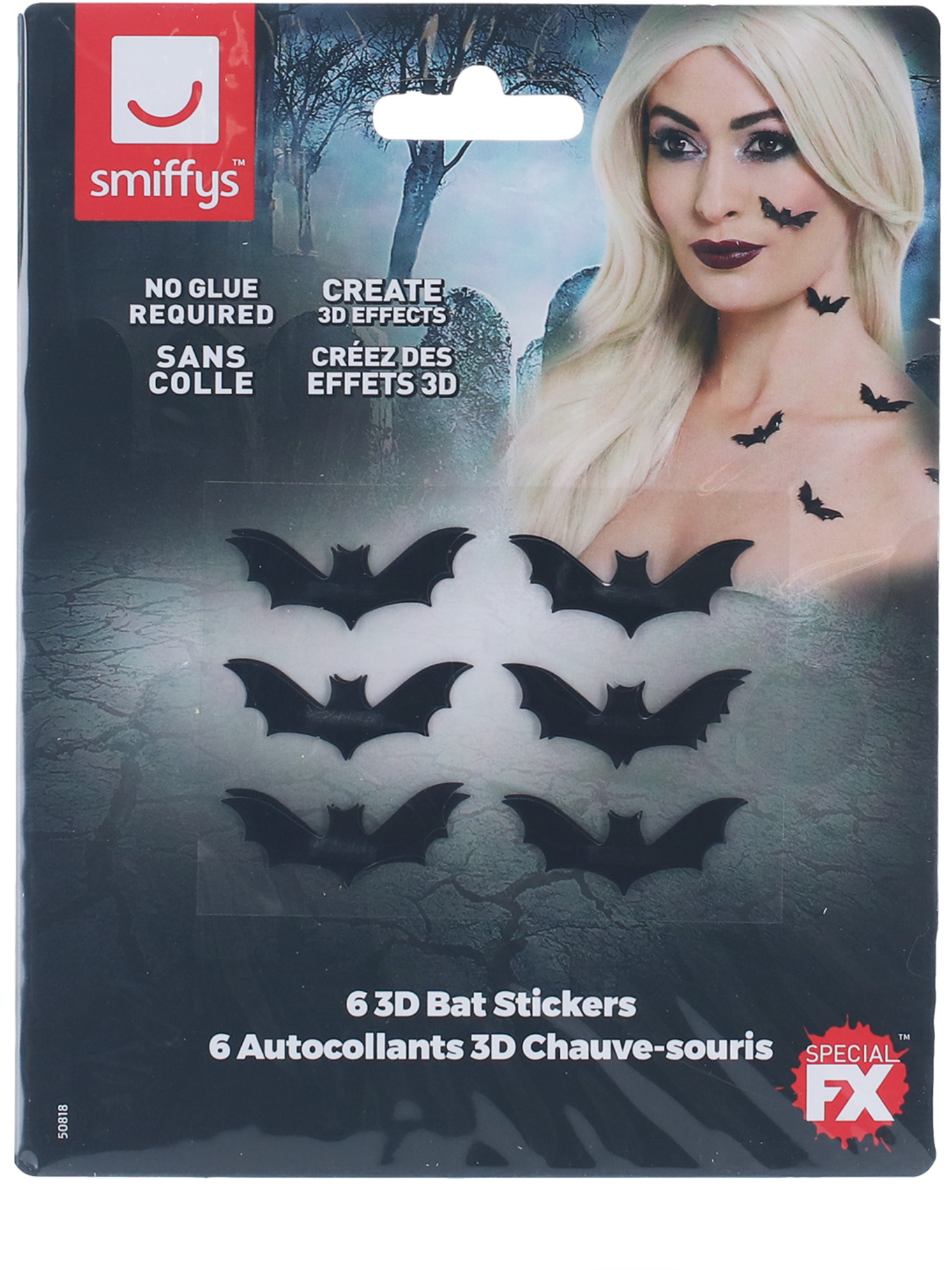 smiffys-makeup-fx-3d-fledermaus-sticker-schwarz-6-st-ck image 4