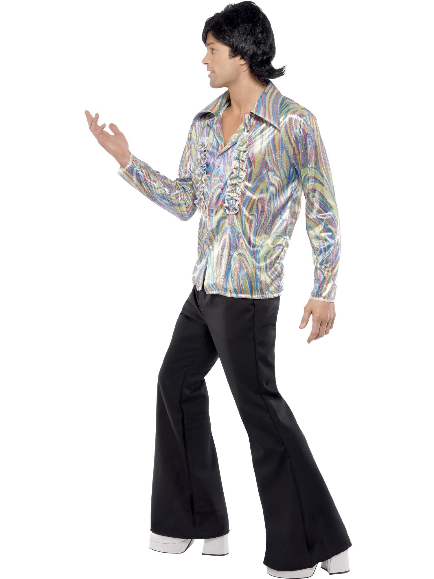 smiffys-fever-70s-retro-kost-m-herren-schwarz-m image 3