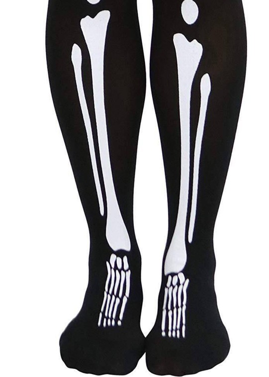 rubies-skelett-strumpfhose-damen-halloween-karneval image 3