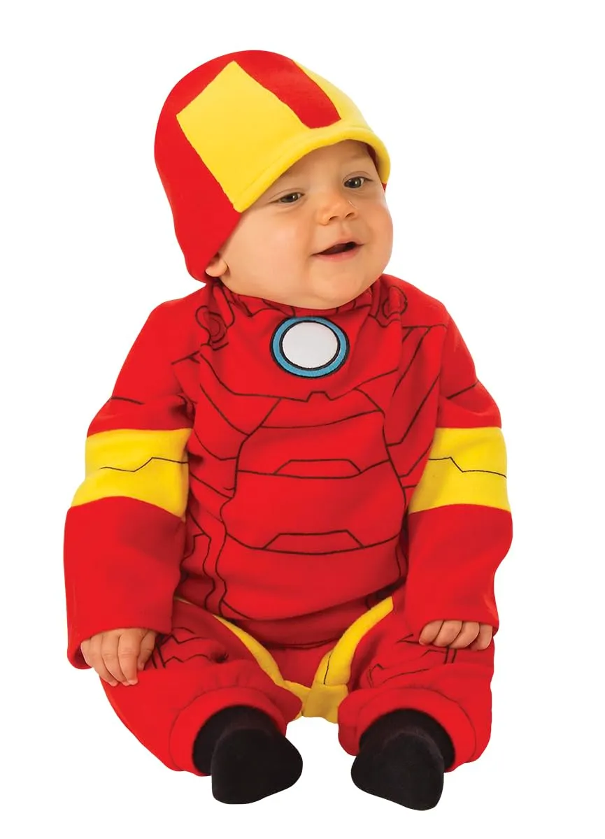 rubie-s-deluxe-iron-man-strampler-baby-rot-kost-m image 1