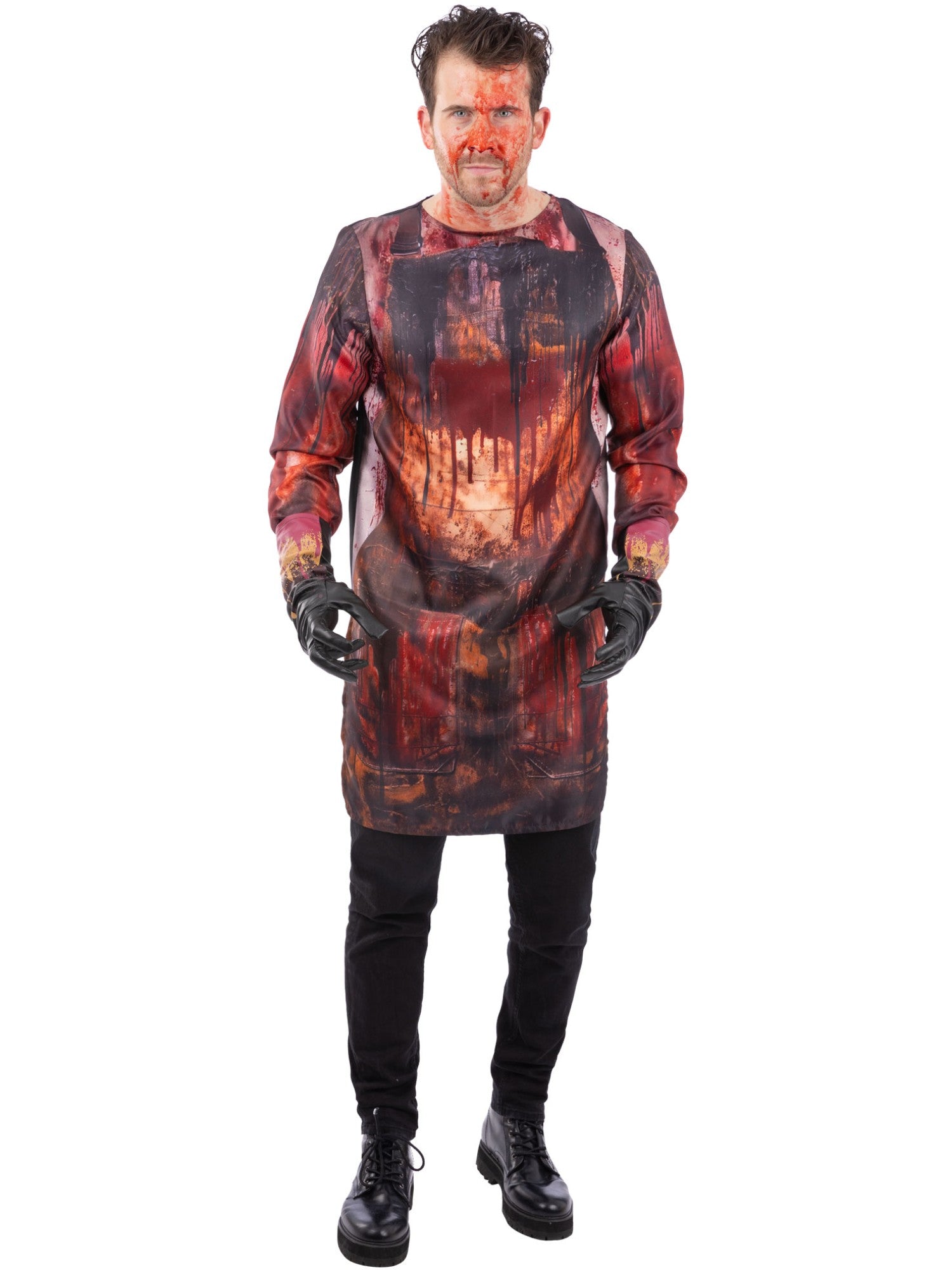smiffys-fever-massacre-man-kost-m-set-oberteil-m-l-blutig image 1
