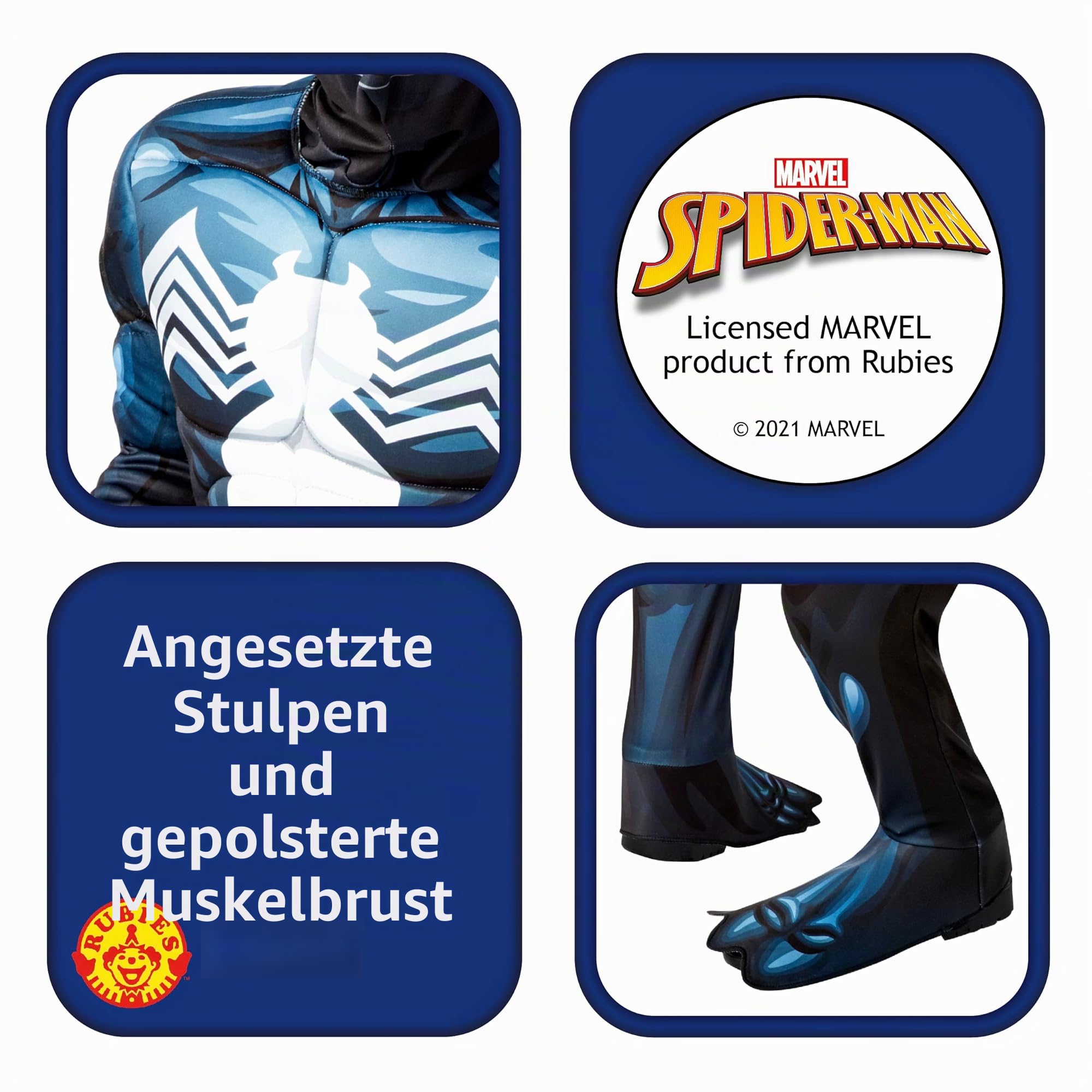 rubie-s-deluxe-marvel-venom-jungen-kost-m-superheld image 3