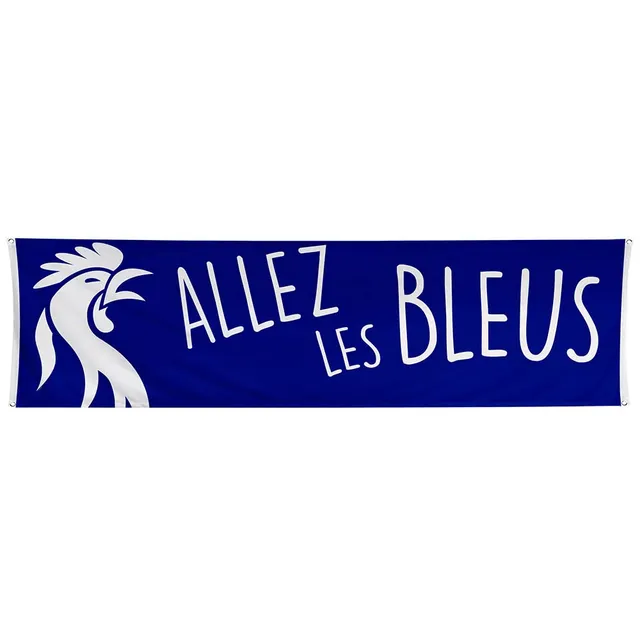 boland-banner-frankreich-allez-les-bleus-deko-180x50-cm image 1